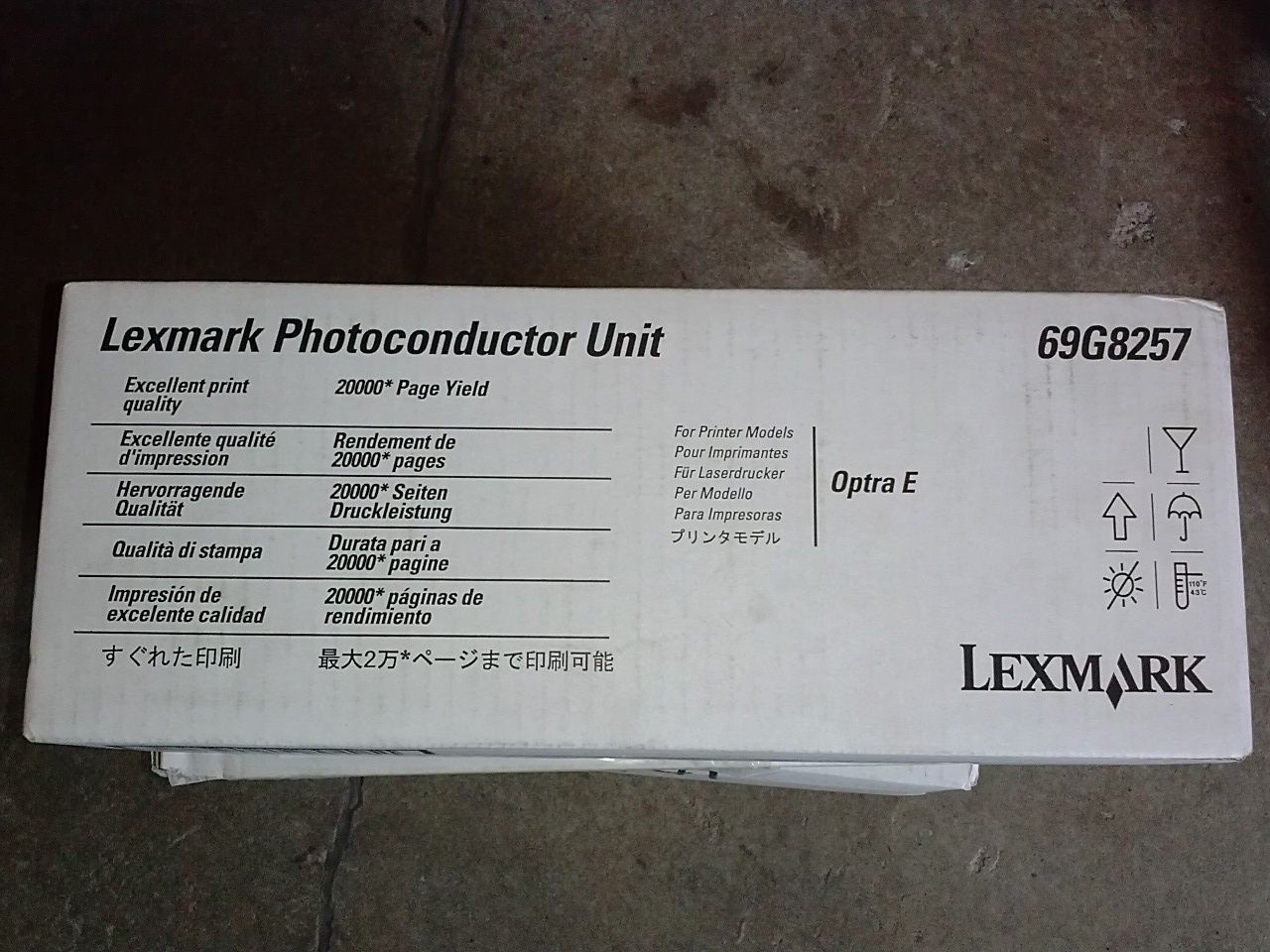 NEW GENUINE LEXMARK Optra E EP ET ES Printer PhotoConductor DRUM Unit 69G8257