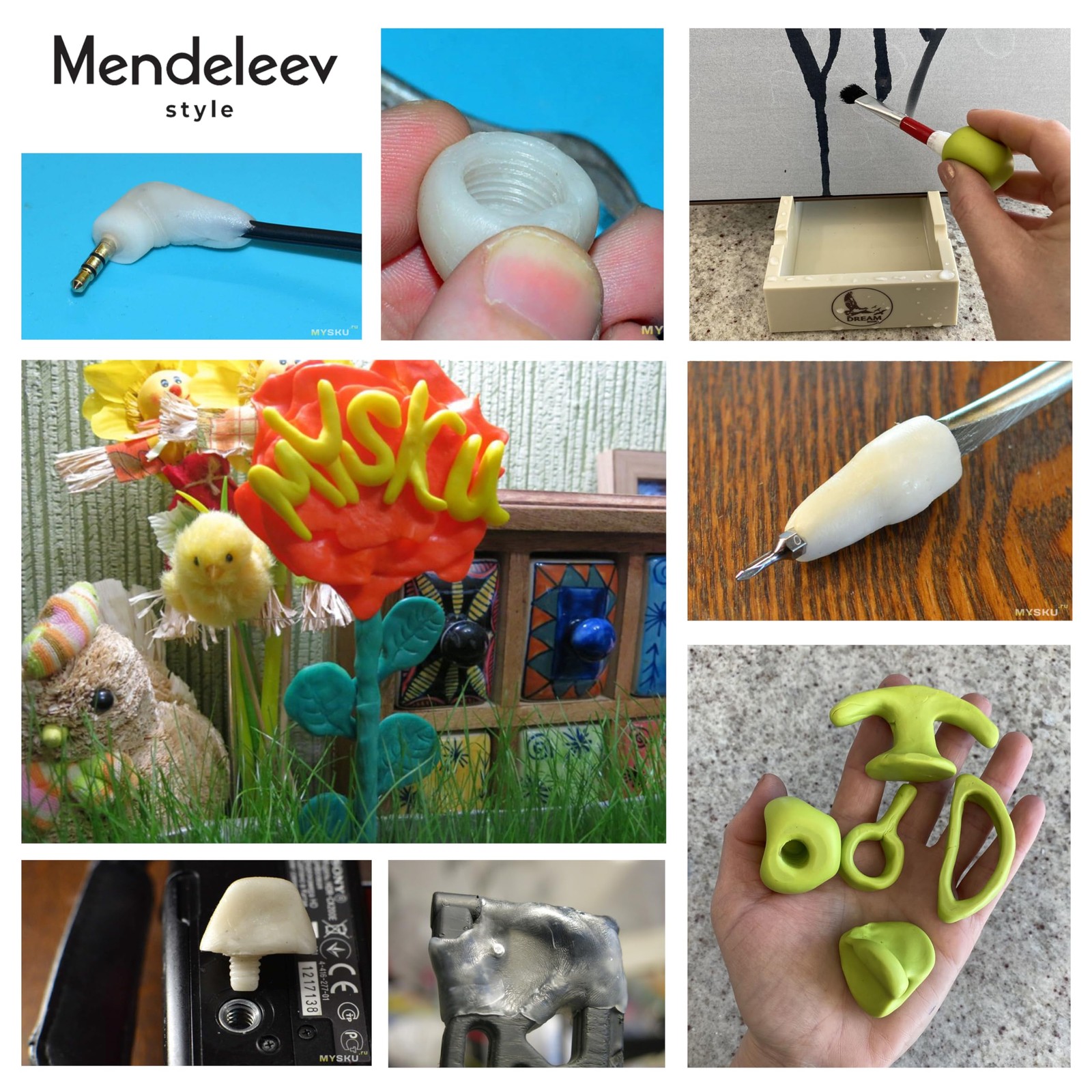 Mendeleev Style 3.5 Lb Thermoplastic Polymorph Moldable Plastic Beads Melting