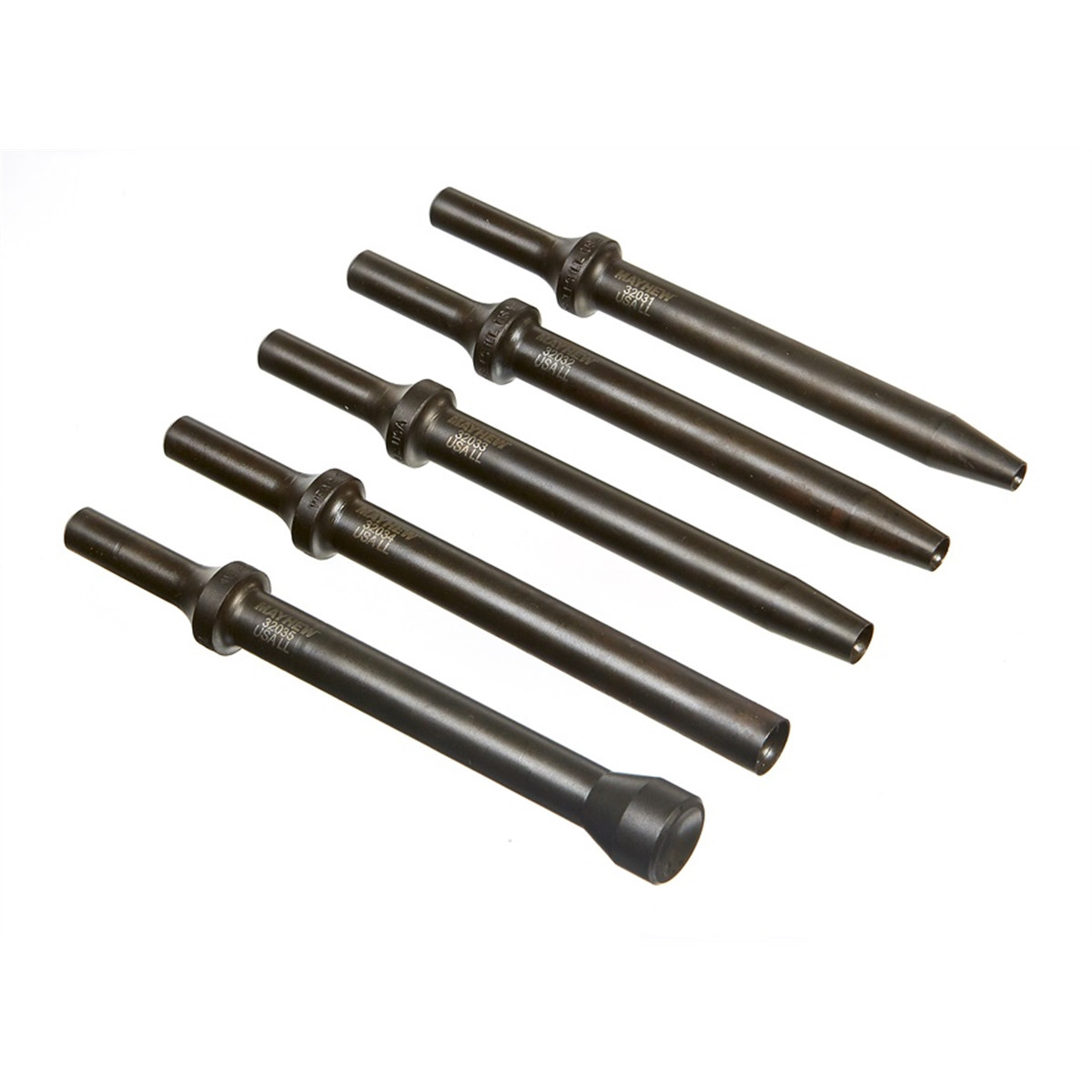 Mayhew Tools 32030 Pneumatic Round Head Riveter Set 5-Piece