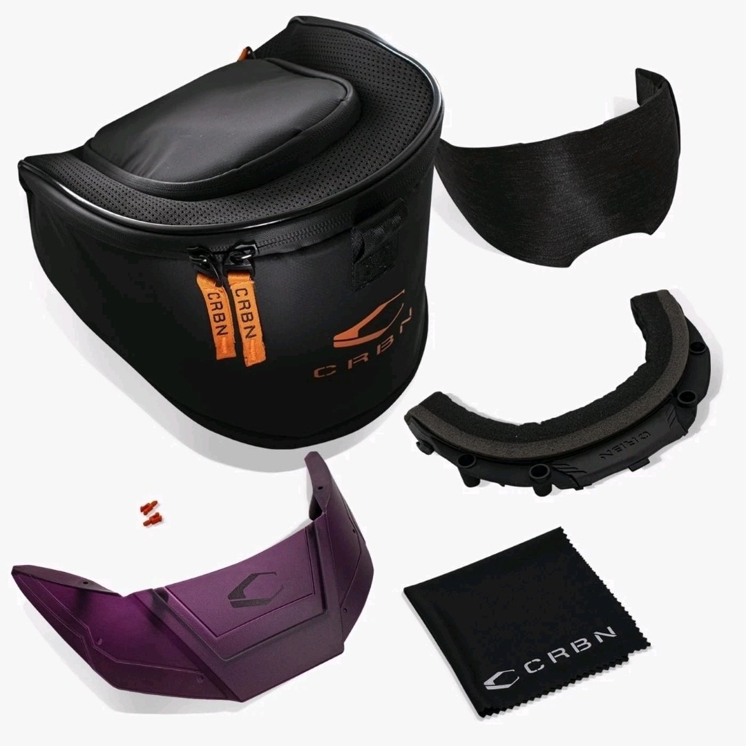 CRBN Paintball Zero Pro Goggle Mask Violet Less Coverage