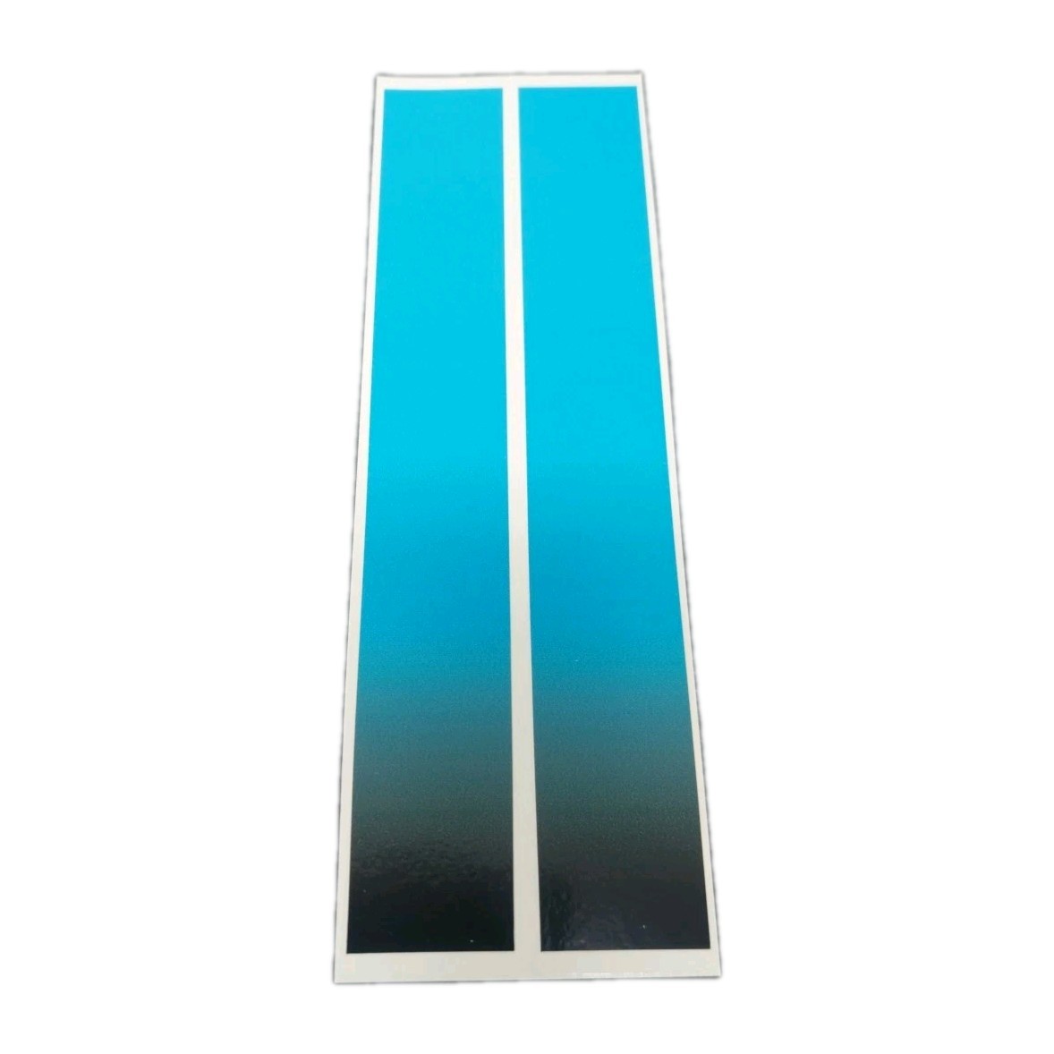12 Pack 7" Arrow Wraps: Black To Blue Fade: Vinyl Stickers: 1" Wide