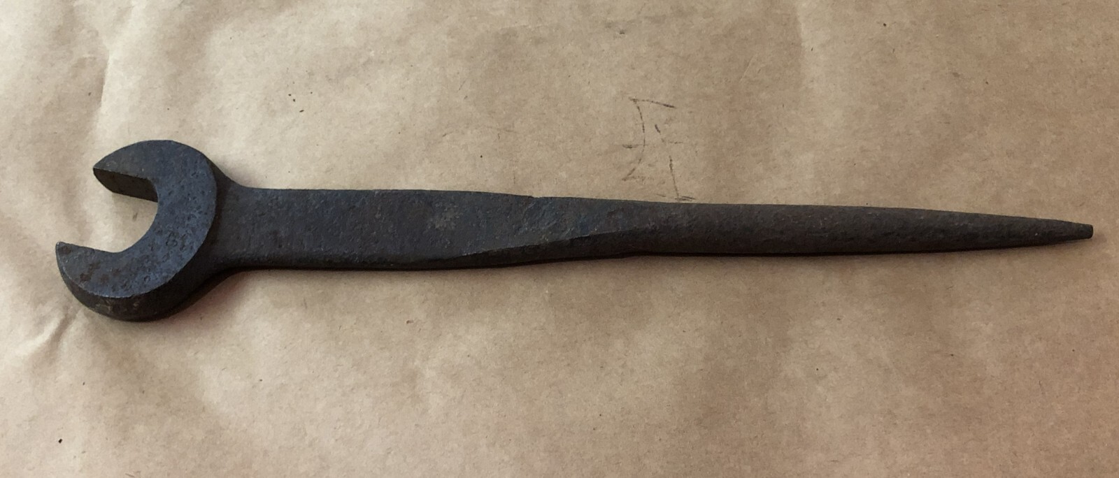 Vintage 1 1/16" Structural Spud Wrench 13 1/8” Long