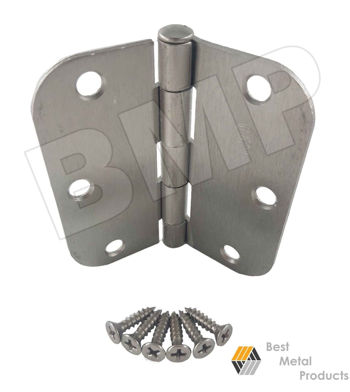 (30) 3.5" Satin Nickel Interior Door Hinges with 5/8" Radius 1500301