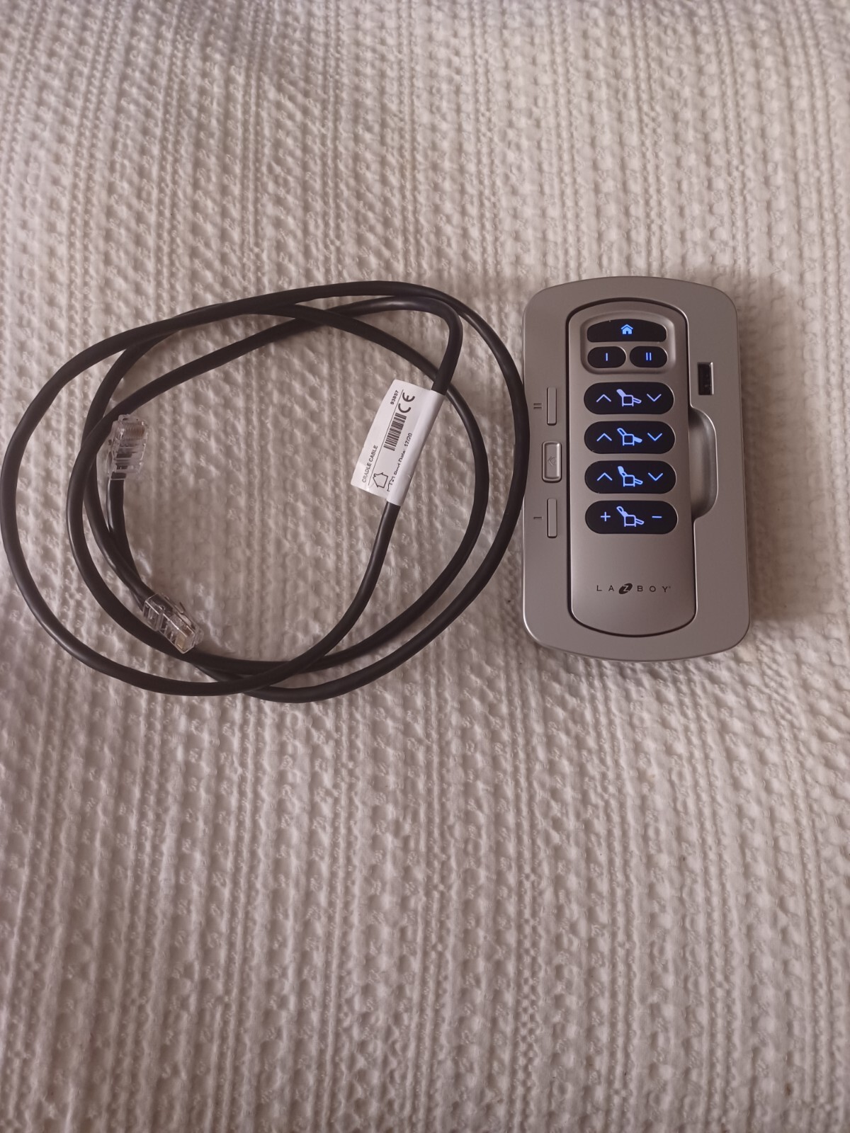 La-Z-Boy Wireless Power Electric Recliner Lift Remote 10.000186 10.000185w/cable