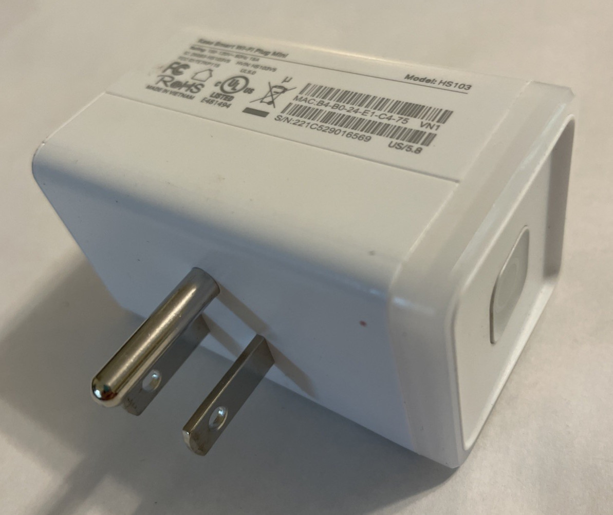 TP-LINK HS103 Kasa Smart Wi-Fi Plug Mini, Open Box