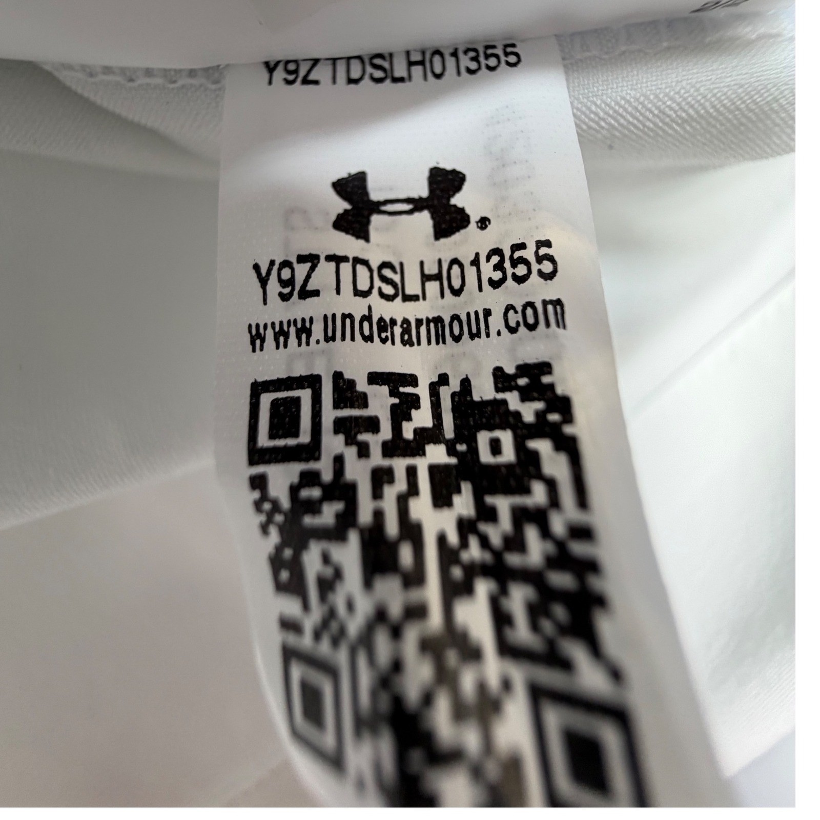 Under Armour White Gray 1/4 Zip Performance Golf Top Mens Medium