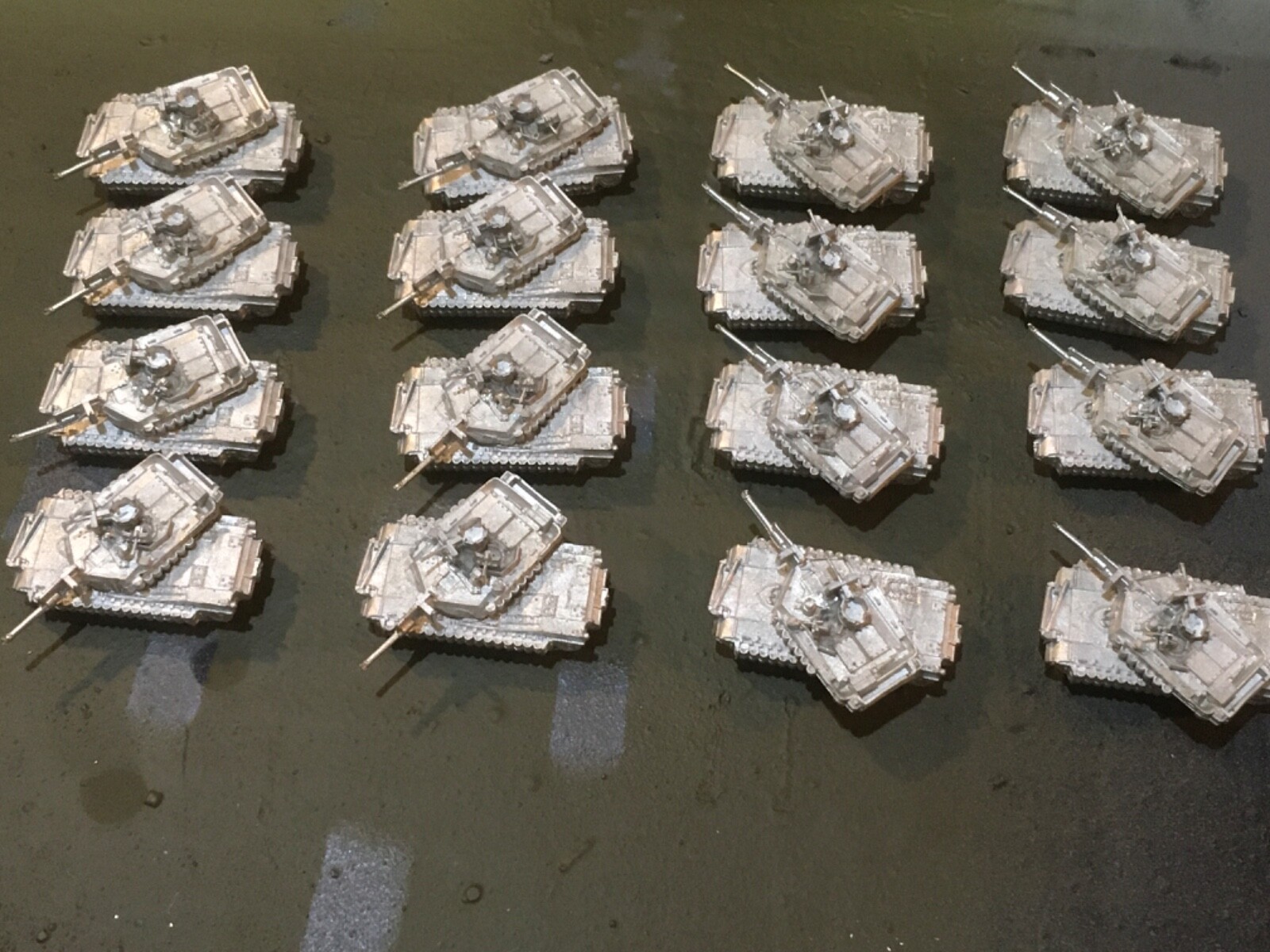 4 GHQ M1A2 TUSK 2 Abrams 1/285 Modern Micro Armor 6mm NATO War USA REDUCED 12.99
