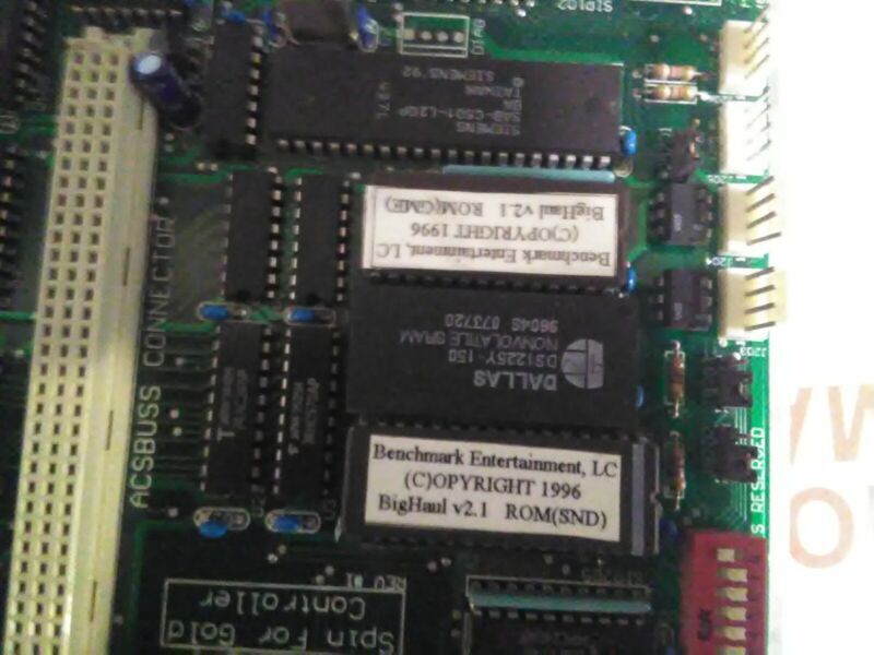big haul benchmark arcade redemption main pcb #900