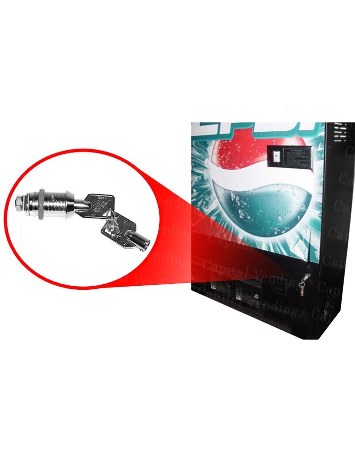 Coinco CT48 Lock and 2 keys - For vending machine