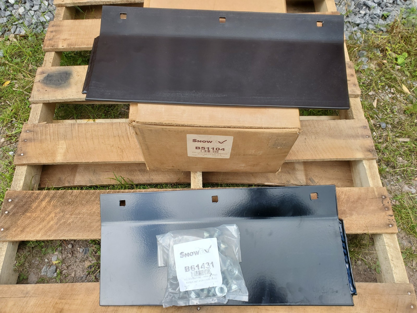 Genuine Blizzard/SnowEx B51104 Steel Wing Cutting Edge Kit Snow Plow 810 8100PP