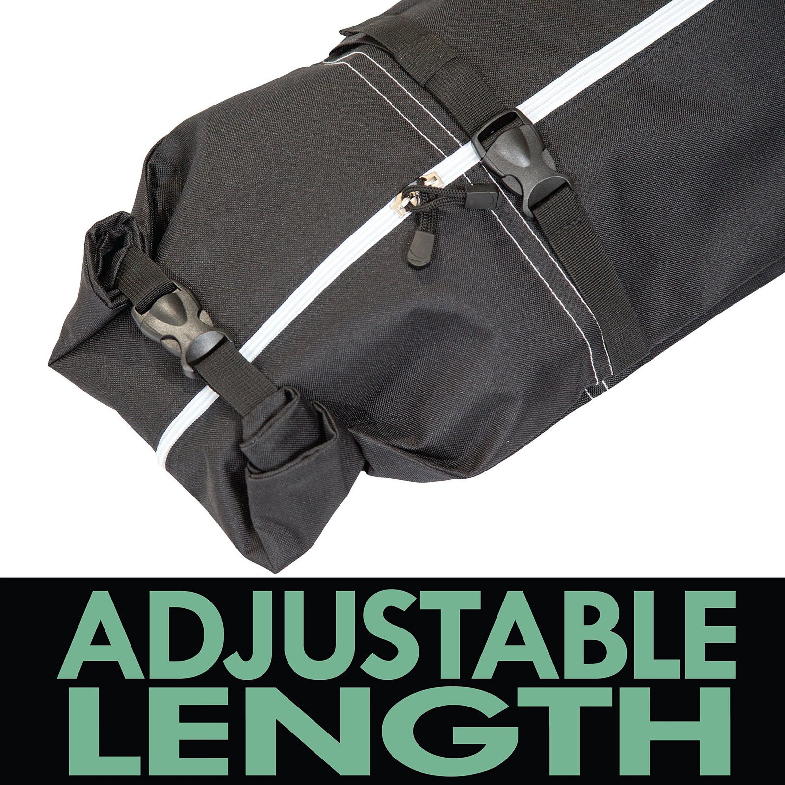 Athletico Ski Bag and Boot Combo - Large, Black with White Trim