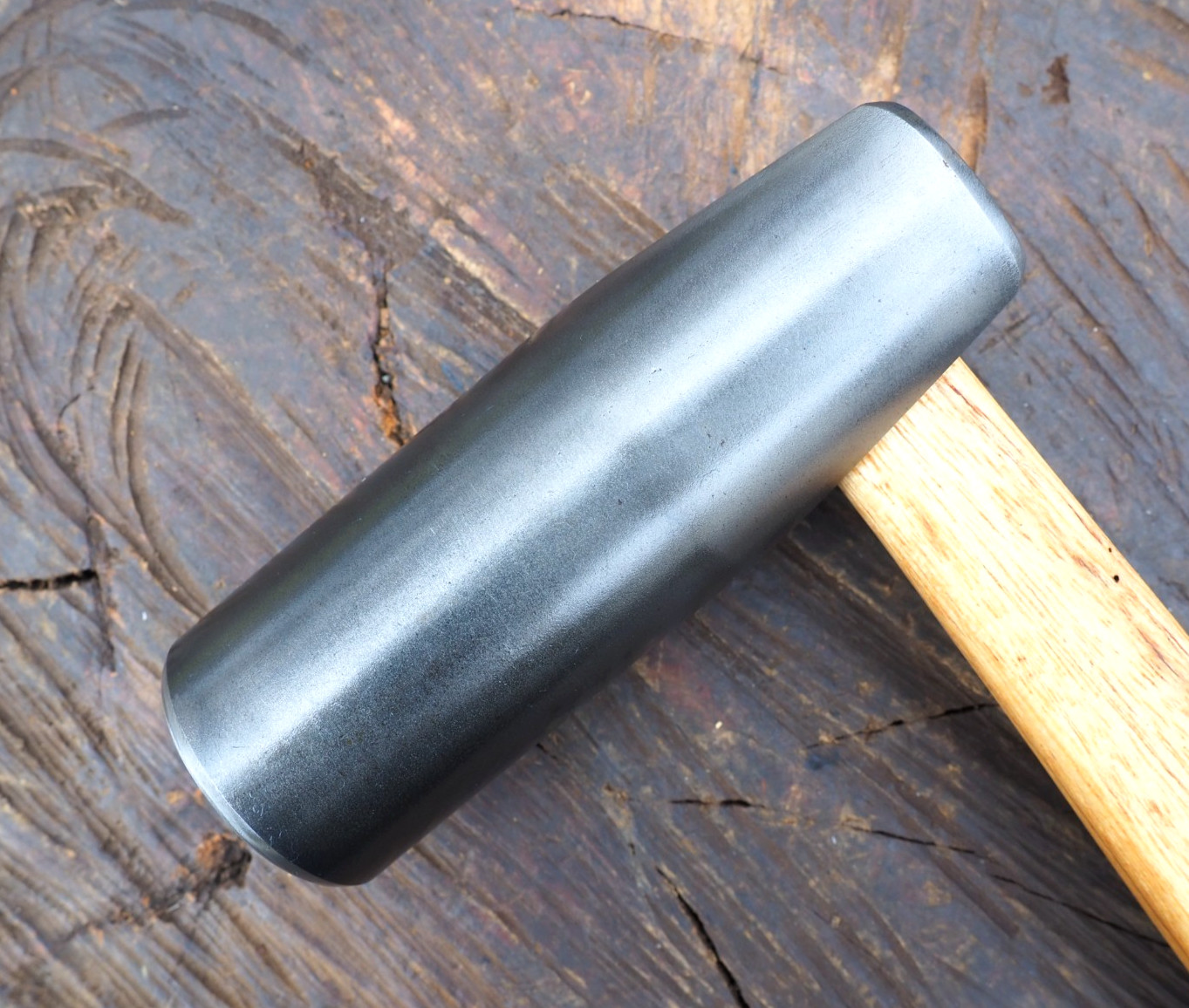 ORIGINAL 3.35LB DOG HEAD "GS TONGS" BLACKSMITH HAMMER ANVIL KNIFE BLADE SAW AXE