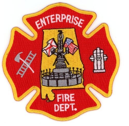 ALABAMA AL ENTERPRISE FIRE DEPARTMENT NICE PATCH POLICE SHERIFF