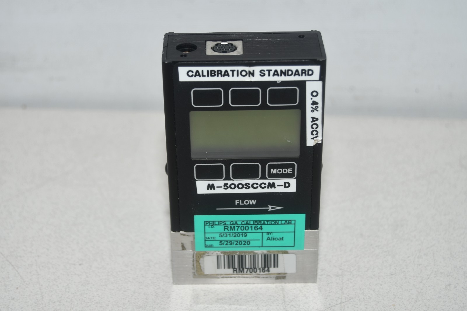 ^ Alicat M-500SCCM-D/5M Gas: O2 Flow Controller #X8362