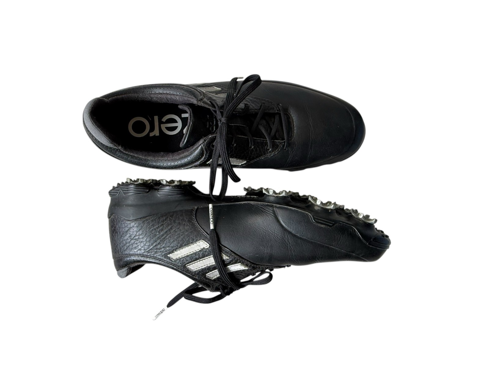 Adidas Adizero Tour Men's Black Spiked Golf Shoes