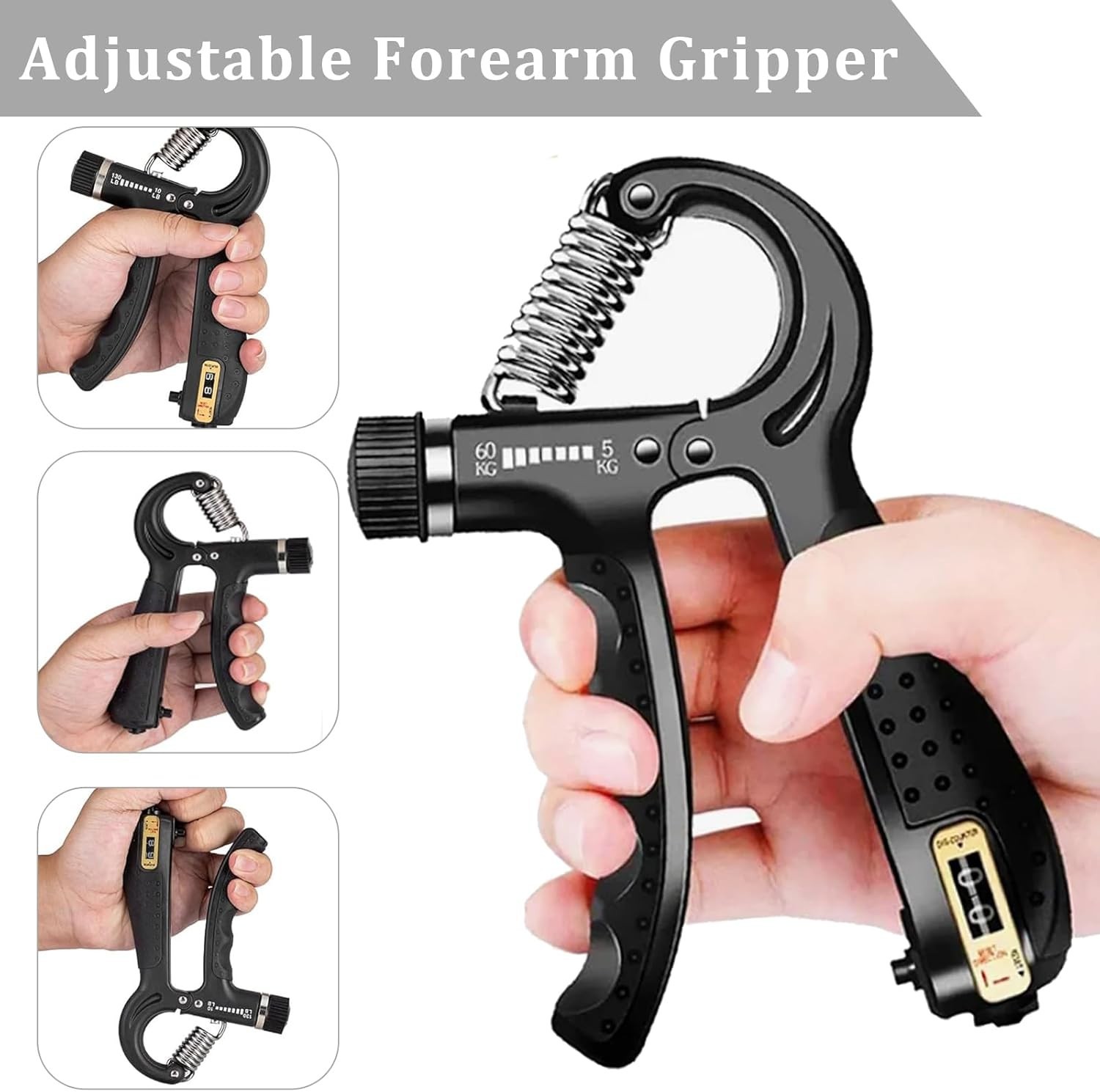 Grip Trainers, Including Forearm Strengtheners, Finger Trainers, Mechanical C...