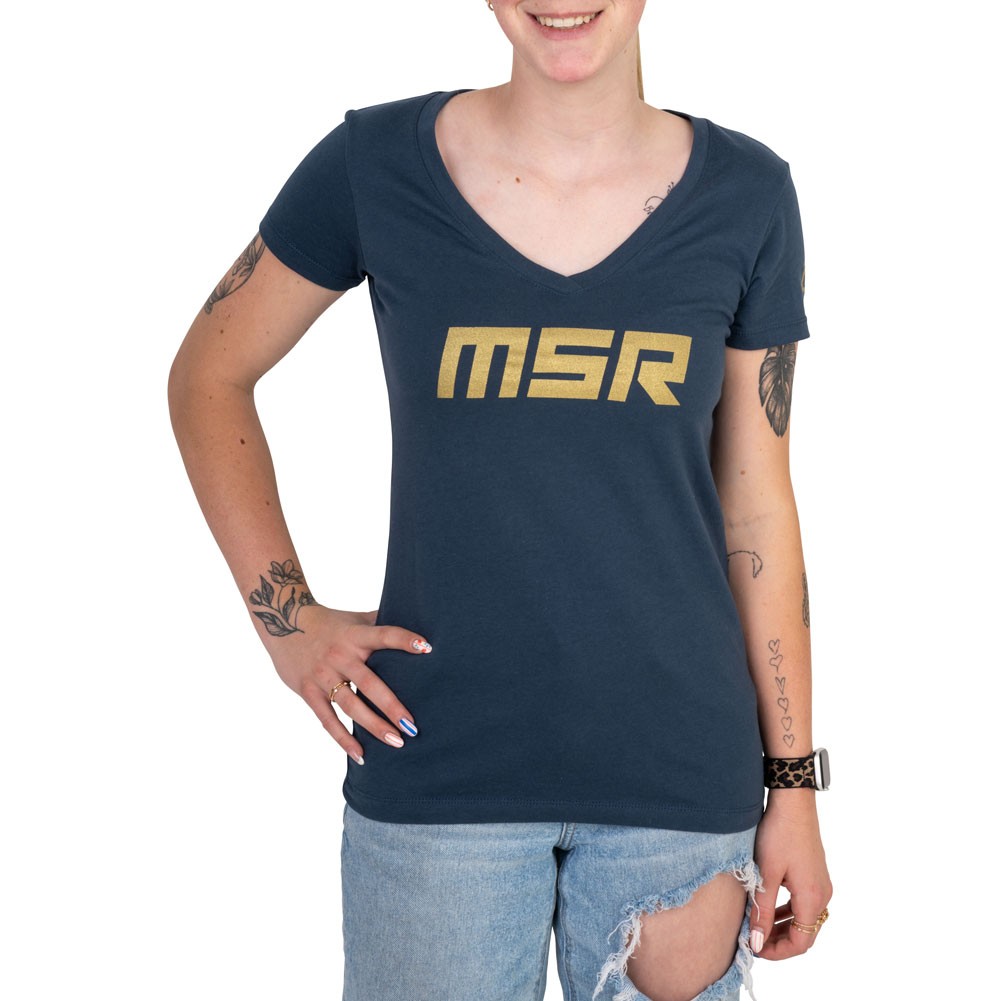 MSR™ 217-821-0009 Women’s Sparkle T-Shirt Medium Indigo