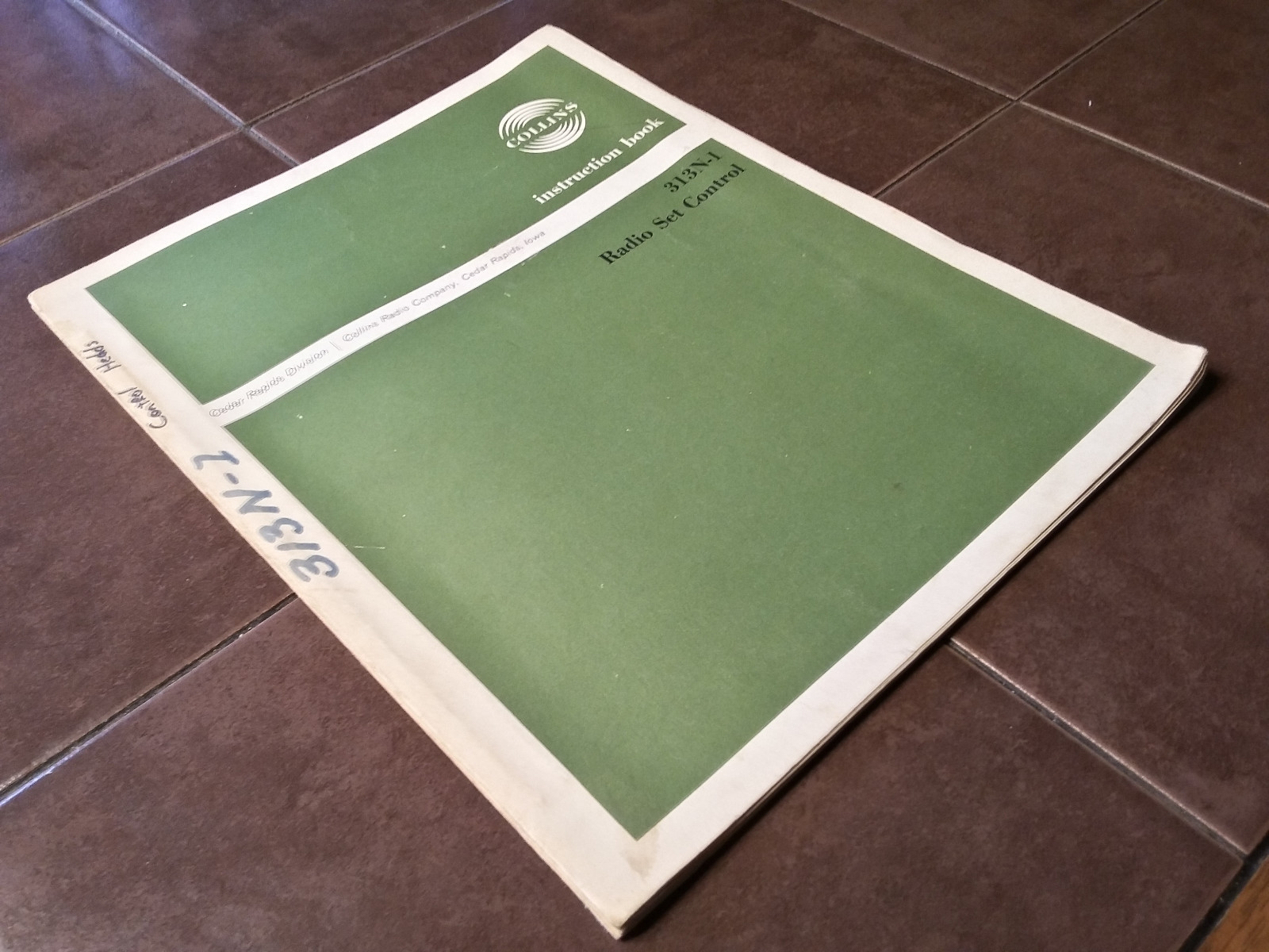Collins 313N-1 Service manual