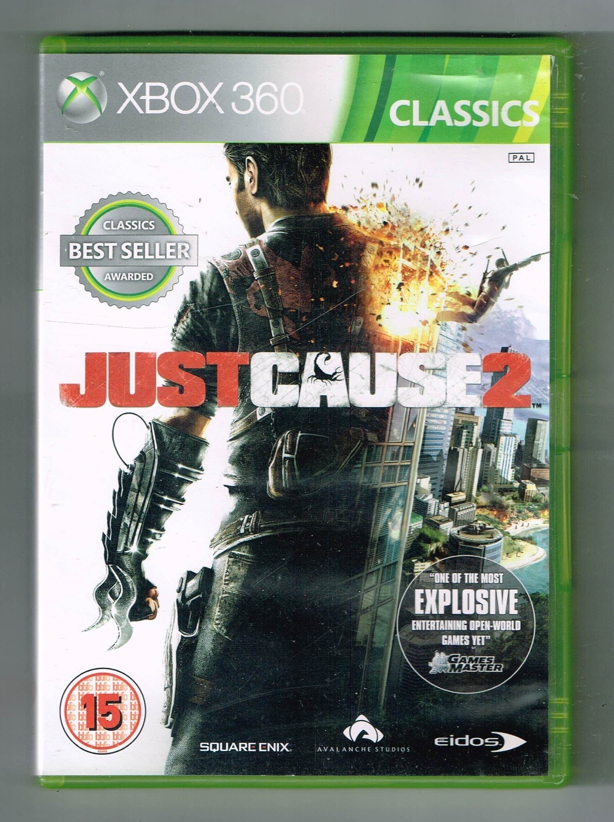Just Cause 2 Microsoft XBOX 360 EMPTY CASE ONLY