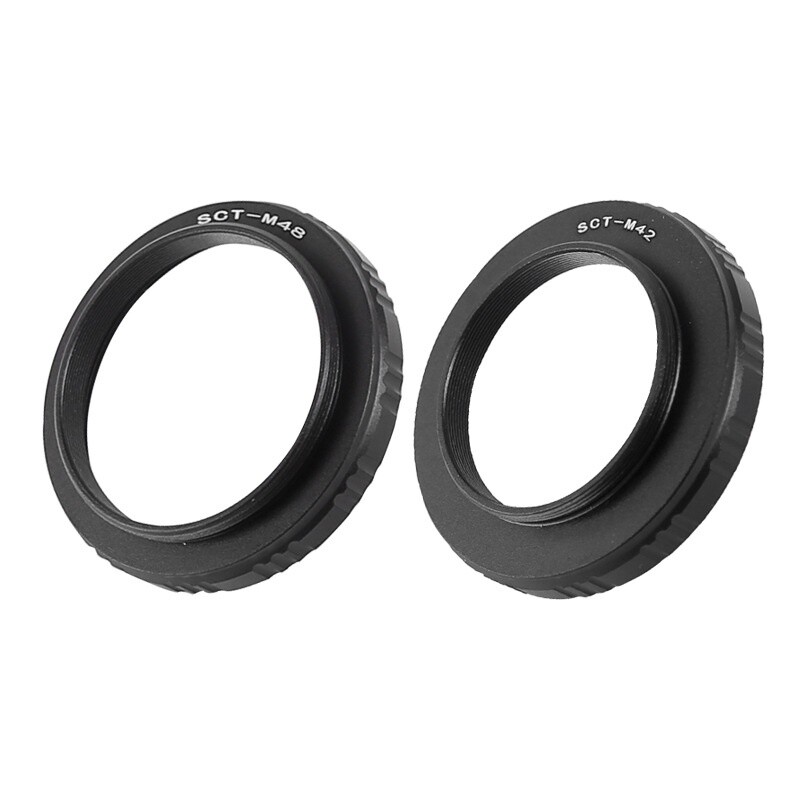 Telescope Female SCT to Male M48x0.75/M42x0.75 Ring for Astro Photography