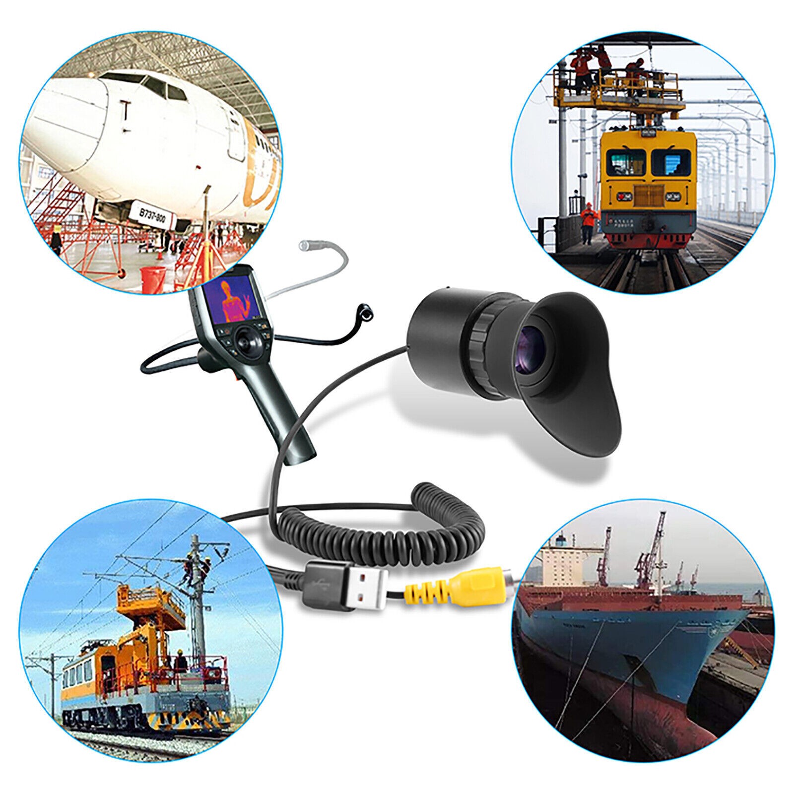 V760C-3 Wearing Large HD Screens Portable Display Head Mounted Display Module