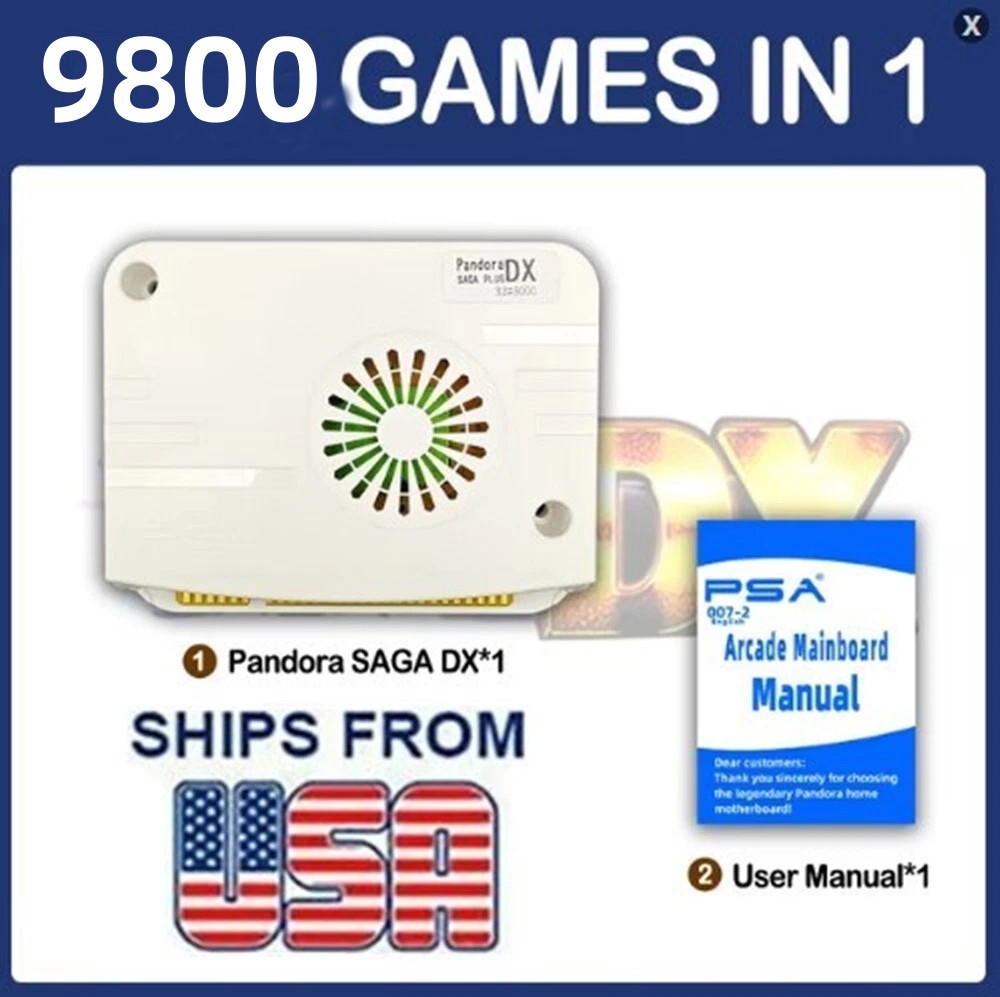 Pandora Box DX Saga SPECIAL 9800 in 1 Arcade JAMMA Game   Version 3P 4P 3D HDMI