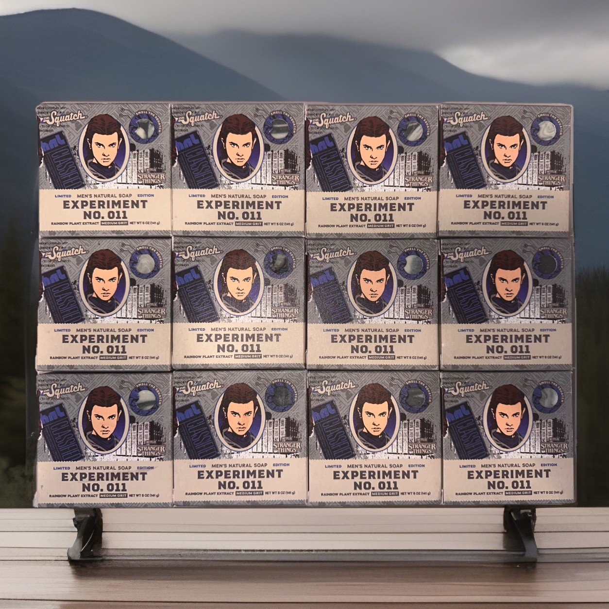Dr. Squatch x Stranger Things Limited Edition Soap Lot (12) Experiment No. 011