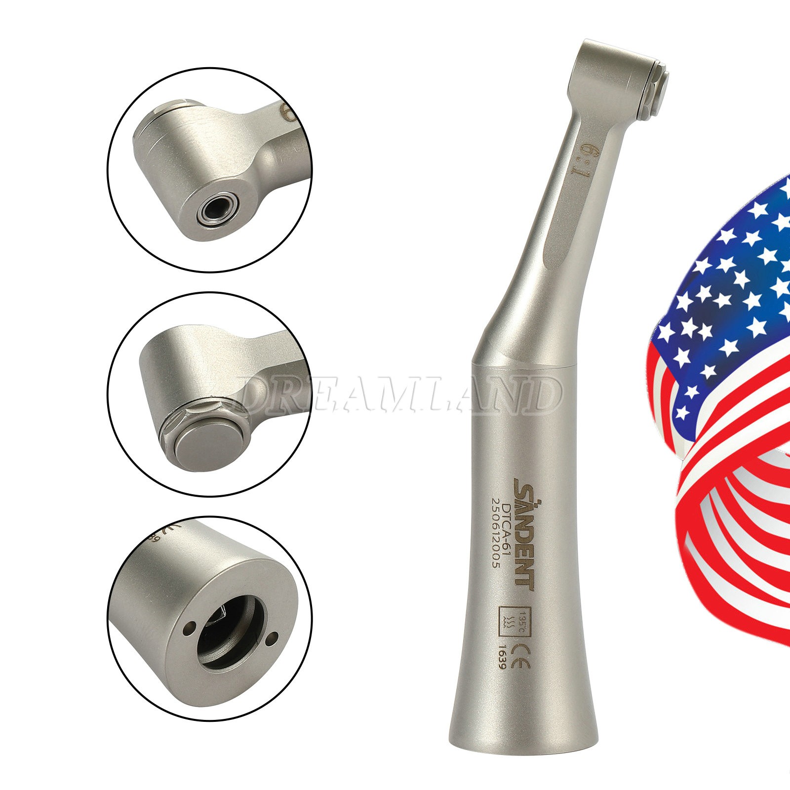 Dental 6:1 Reduction Endo Contra Angle Handpiece/ Engine Niti Files 25mm E2