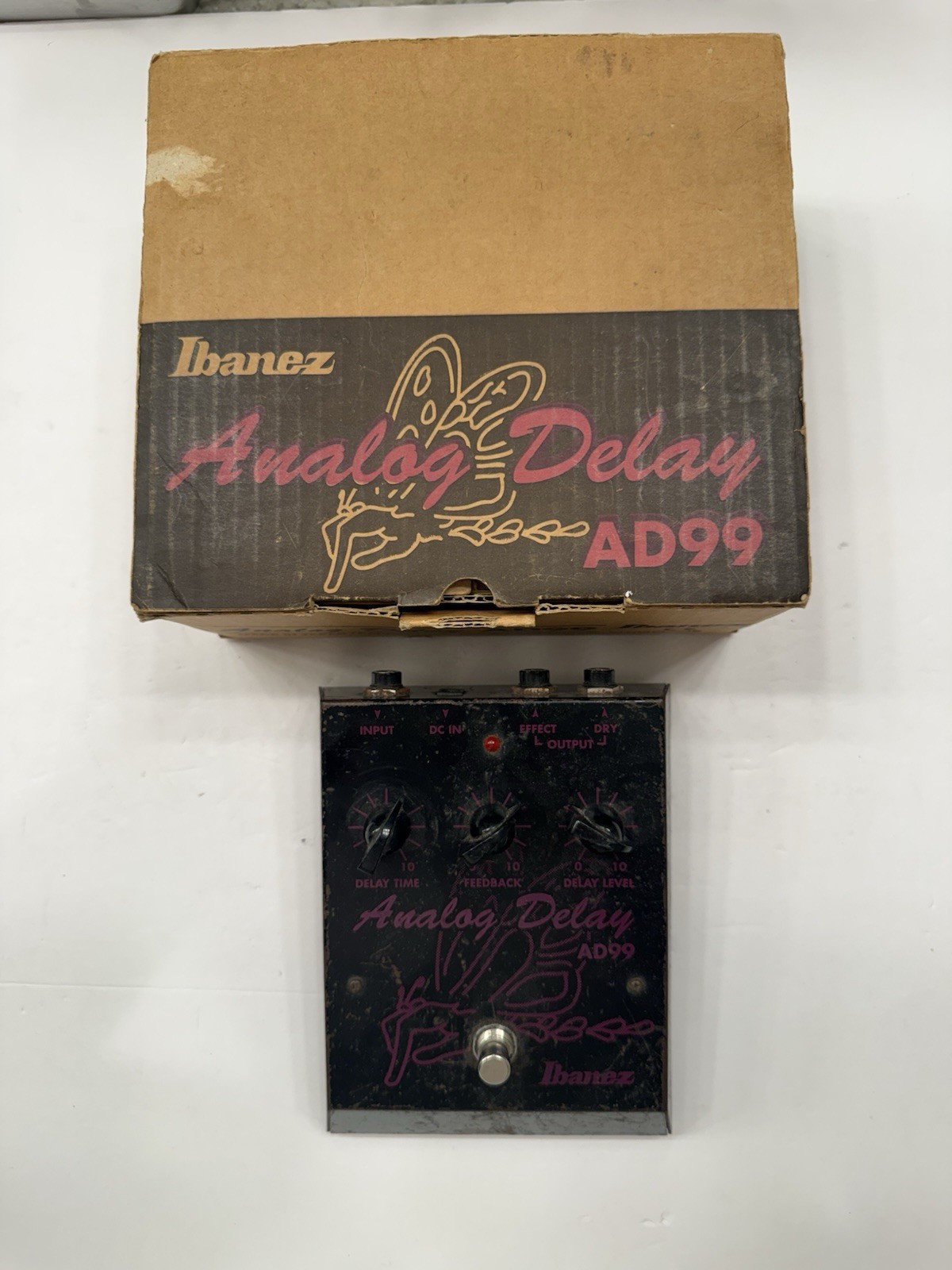 Ibanez AD99 Analog Delay Echo Vintage Guitar Effect Pedal MIJ Japan + Box