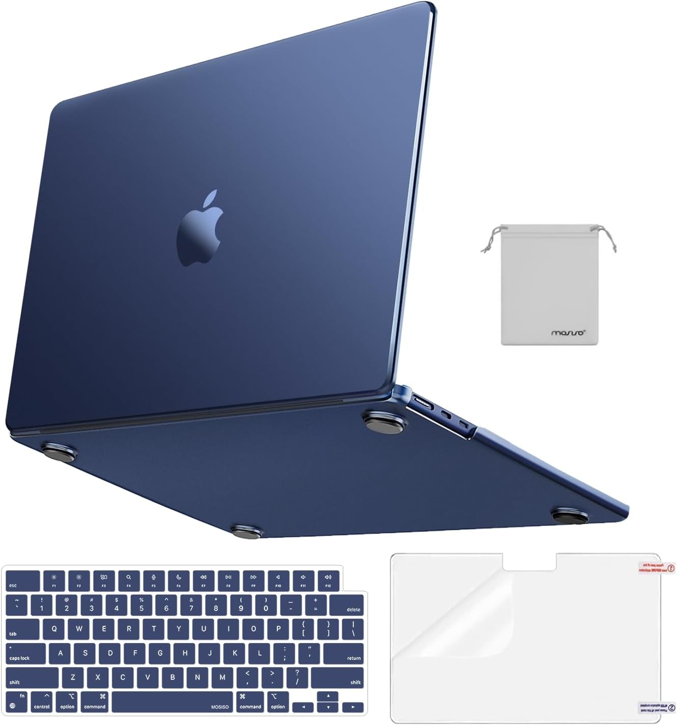 MOSISO Compatible with MacBook Air 13 inch Case 2026 2025-2022 M4 A3240 M3 A3113