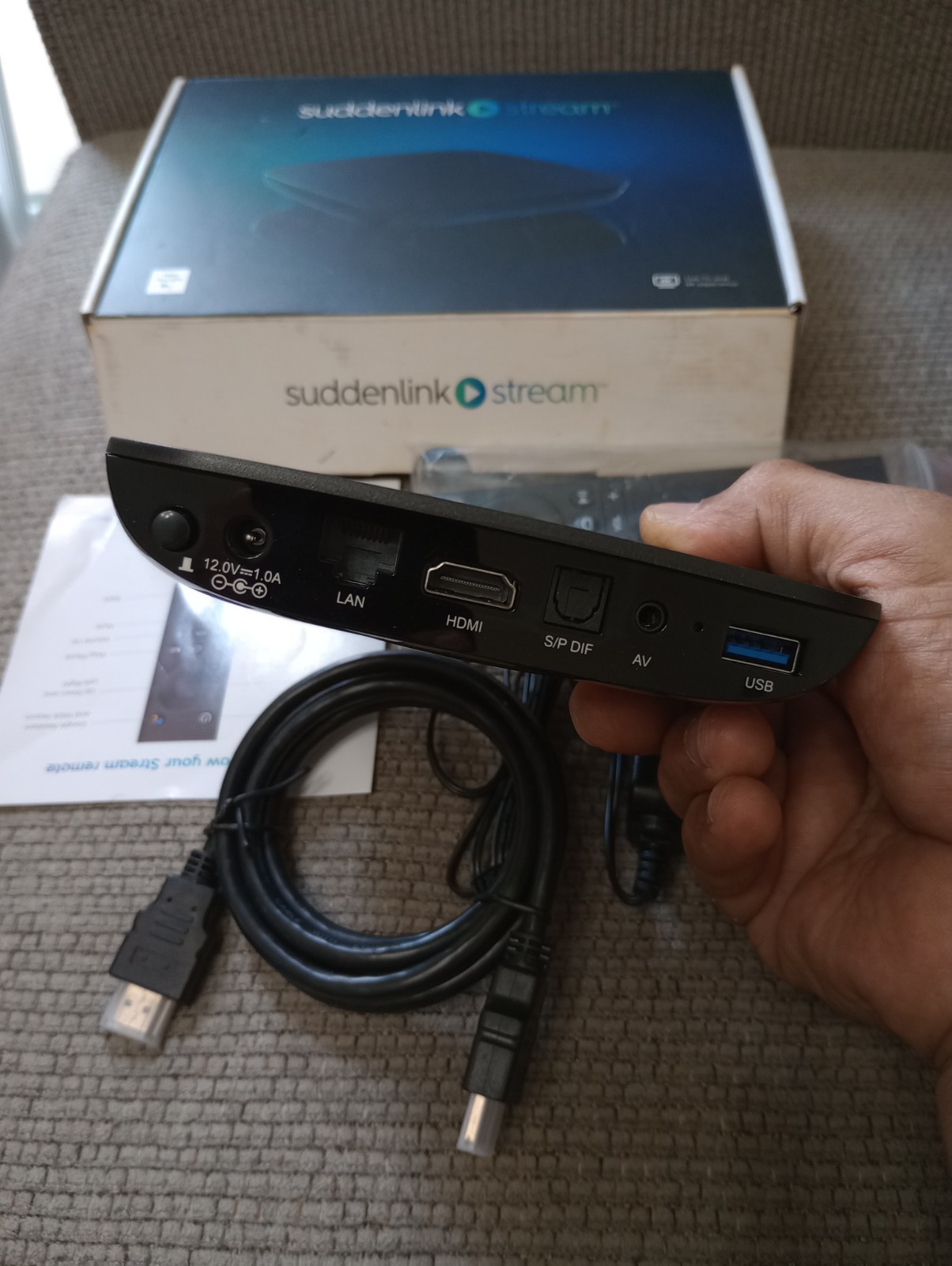 Suddenlink Stream Box 4k Live TV Streaming Altice DV8555/ open box