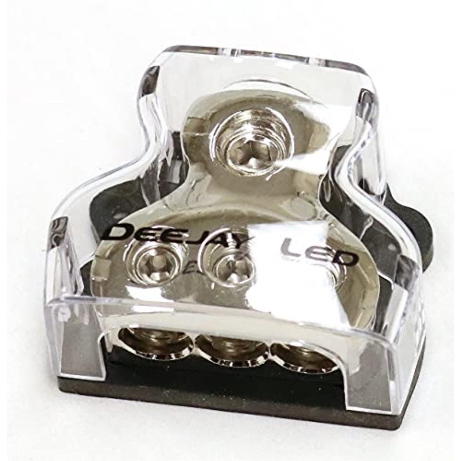 DEEJAY LED One 0 Gauge to Three 4 Gauge Main Power Distribution Terminal...