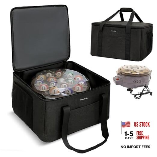 Pool Ball Cleaner Storage Bag, Compatible with Most Pool Ball Cleaner