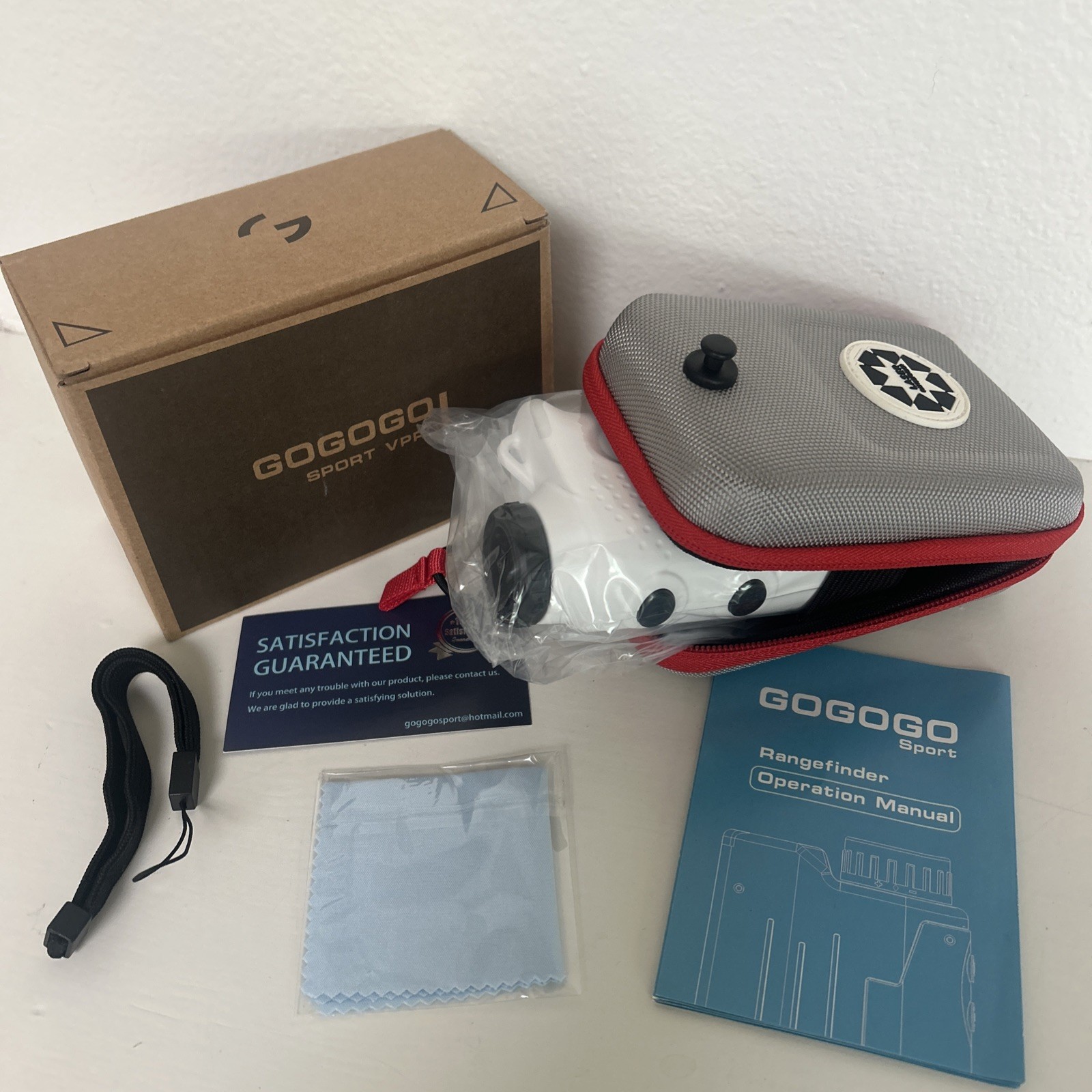 Gogogo Sport Vpro GS24 Laser Golf Hunting Rangefinder - White