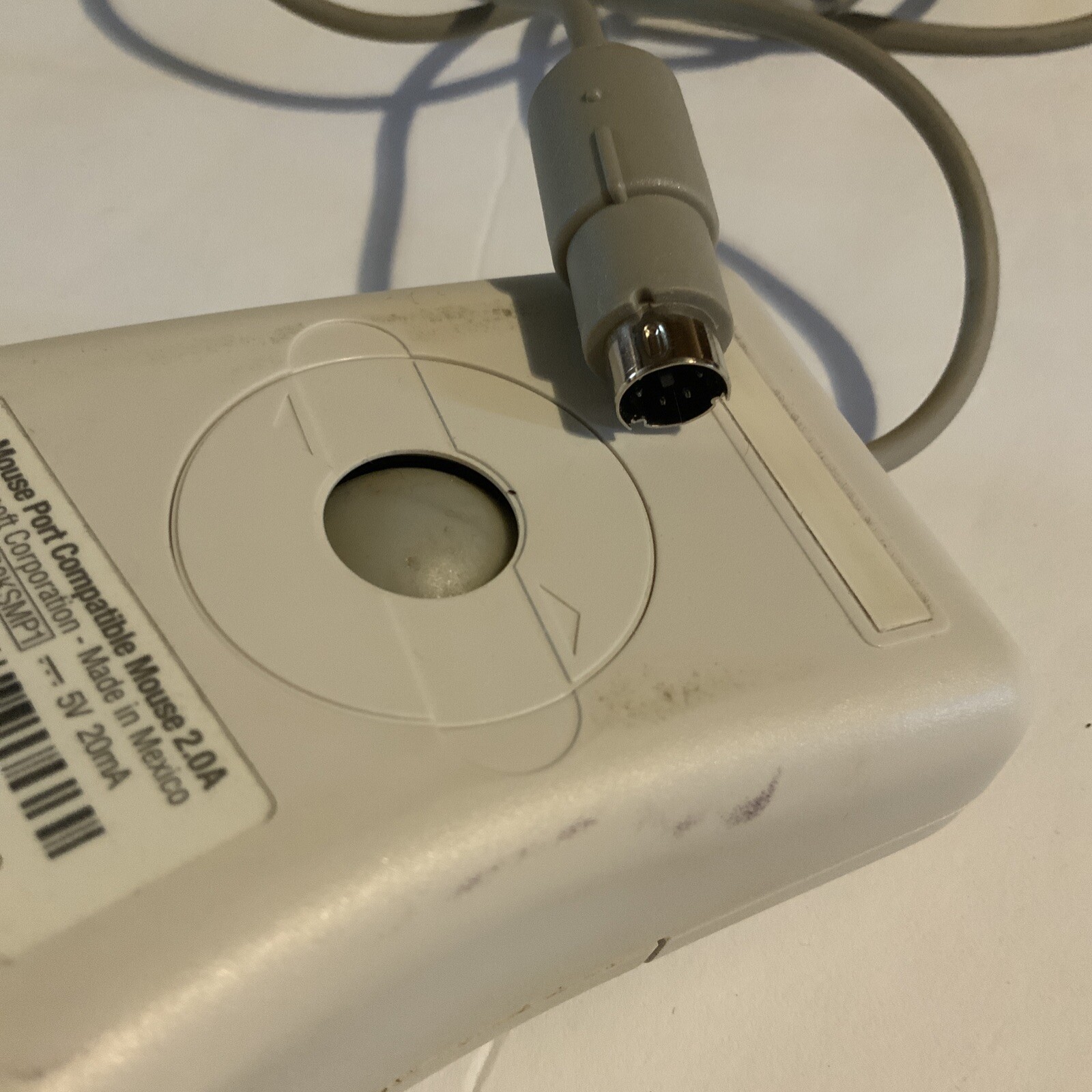 Microsoft Ergonomic Mouse PS2 Port Compatible 2.0
