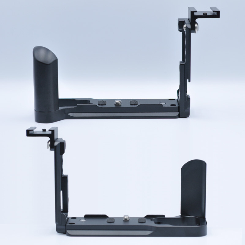 Extendable Hot Shoe Camera L Bracket Grip Holder Plate for Olympus E-M5 III