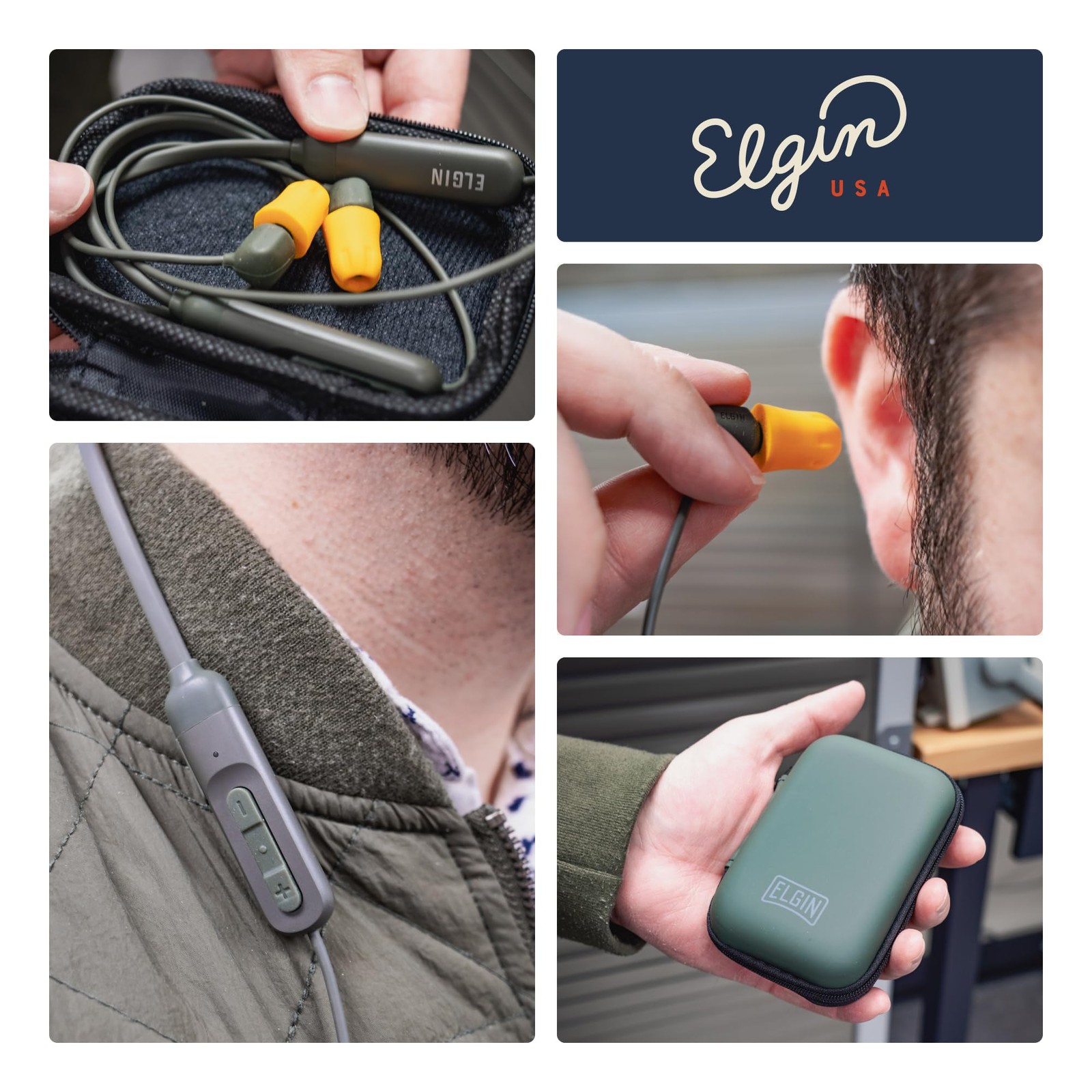 Bluetooth Noise-Isolating Earplugs, OSHA Compliant, 31dB NRR, 14-Hour Battery