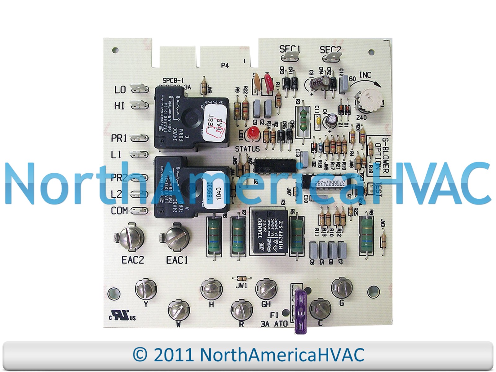 Furnace Fan Blower Control Circuit Board Replaces Carrier Bryant Payne HH84AA015