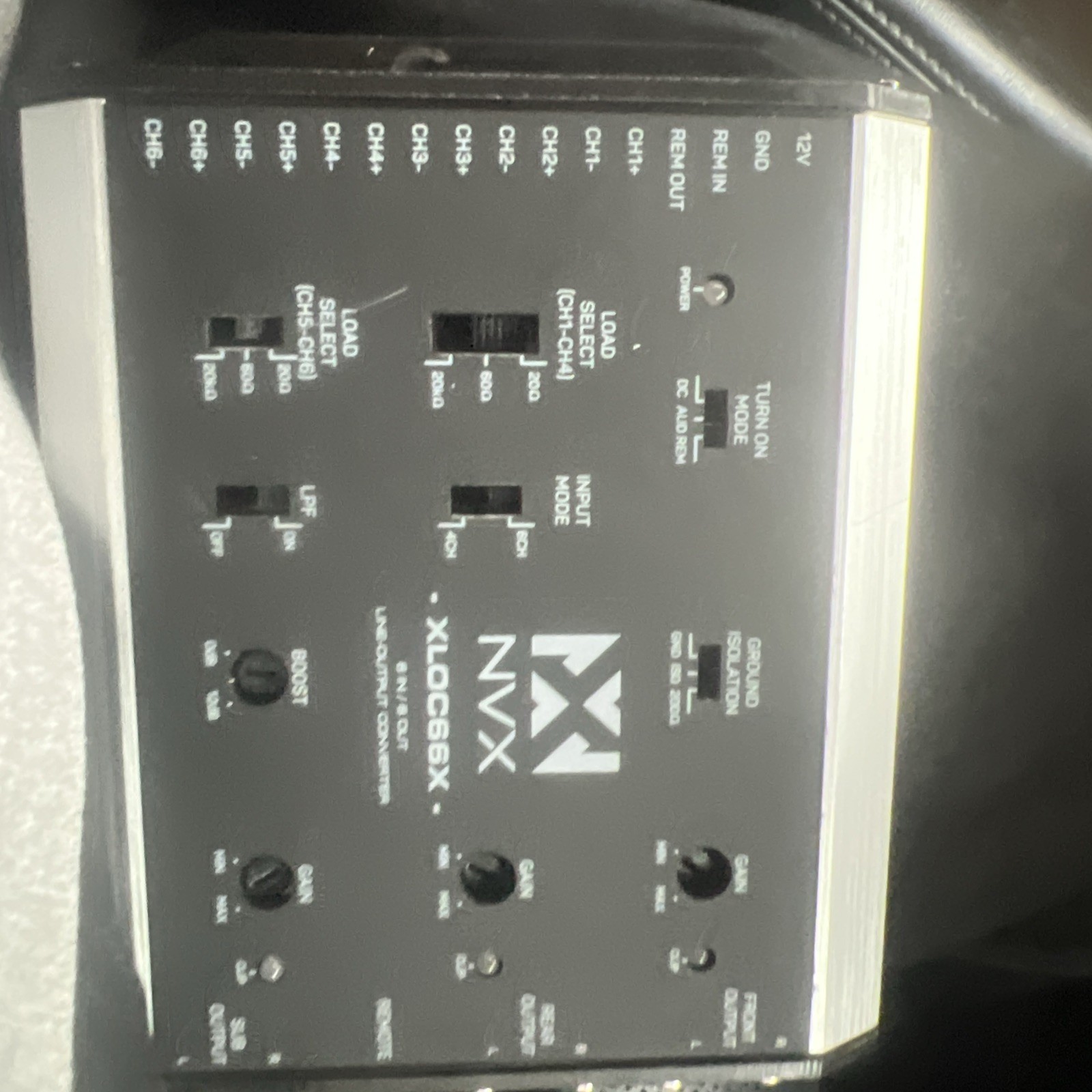 NVX XLOC66X 6 inputs / 6 outputs Line Output Converter with Remote Level Control