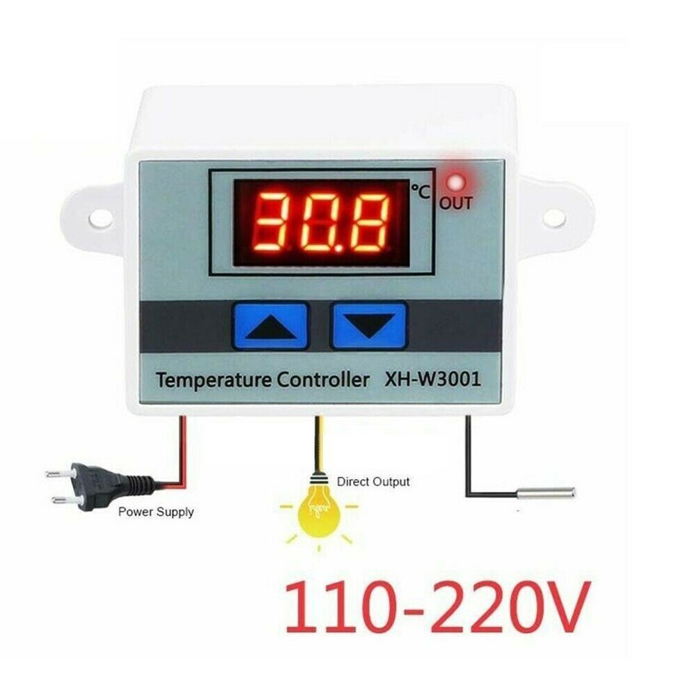 Digital 110V Incubator Temperature Controller-Thermostat Switch Probe Tester New