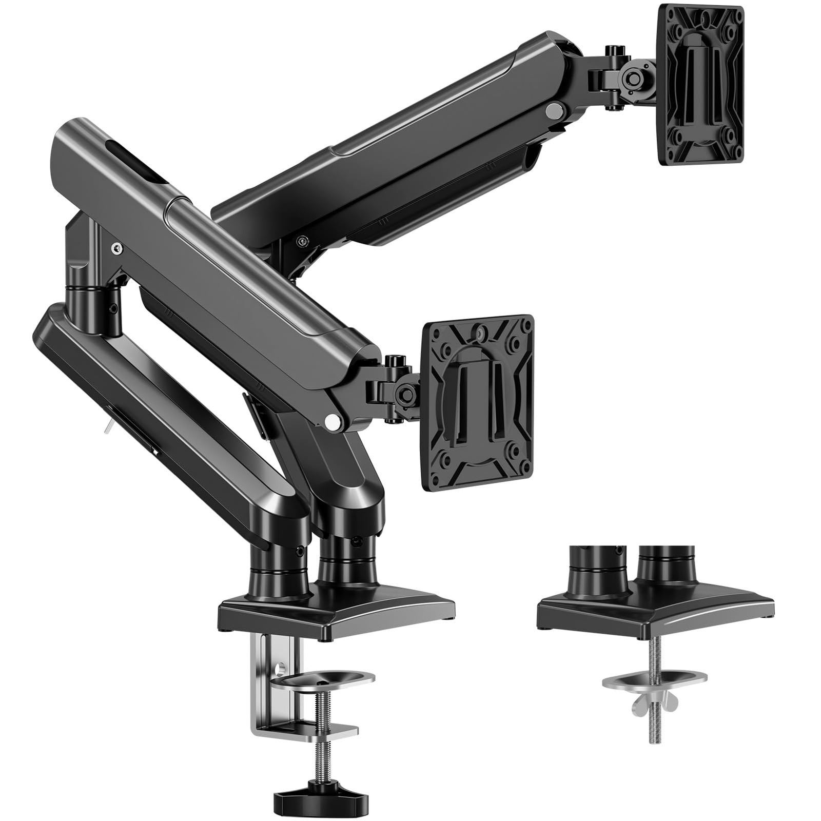 Dual Monitor Mount Fits 13 to 32 Inch Computer Screen, Dual Monitor Arm Hold ...