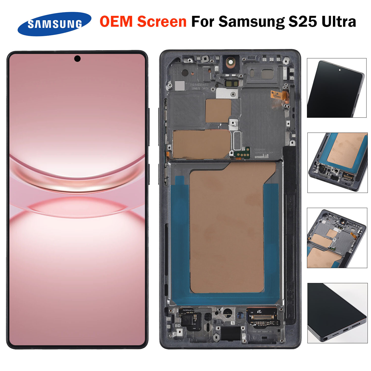 OEM OLED For Samsung Galaxy S25 Ultra 5G S938U/W LCD Display Screen Replacement
