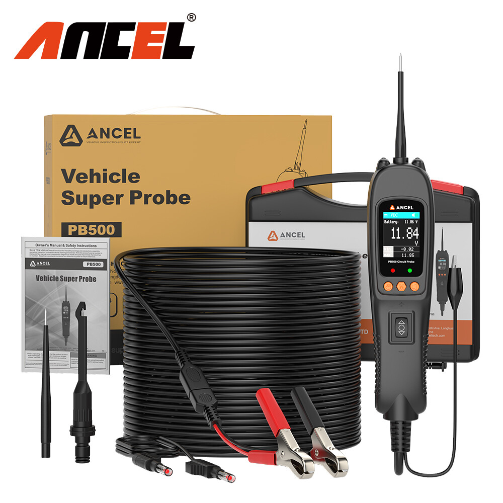 12V 24V AC DC Voltage Electrical Circuit Tester Power Diagnostic Probe Tool Kit