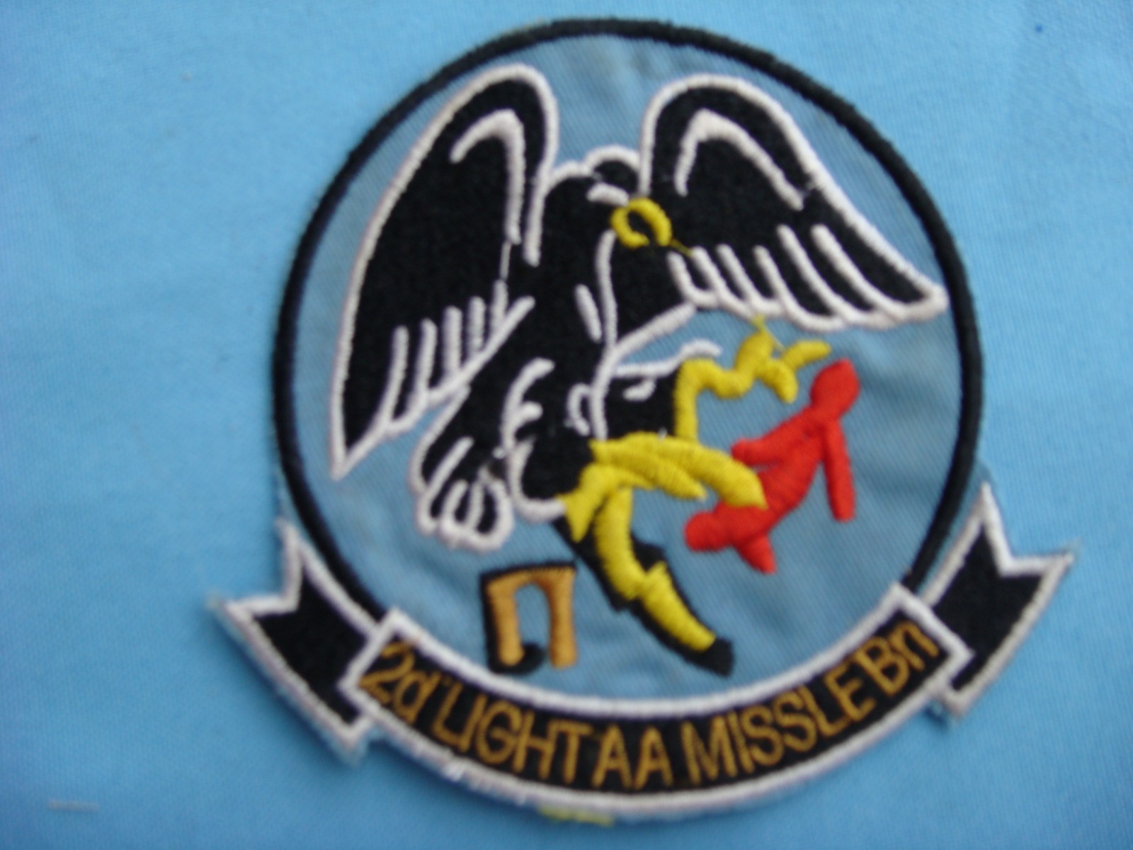 VIETNAM WAR PATCH, USAF 2nd LIGHT AA MISSILE BATTALION