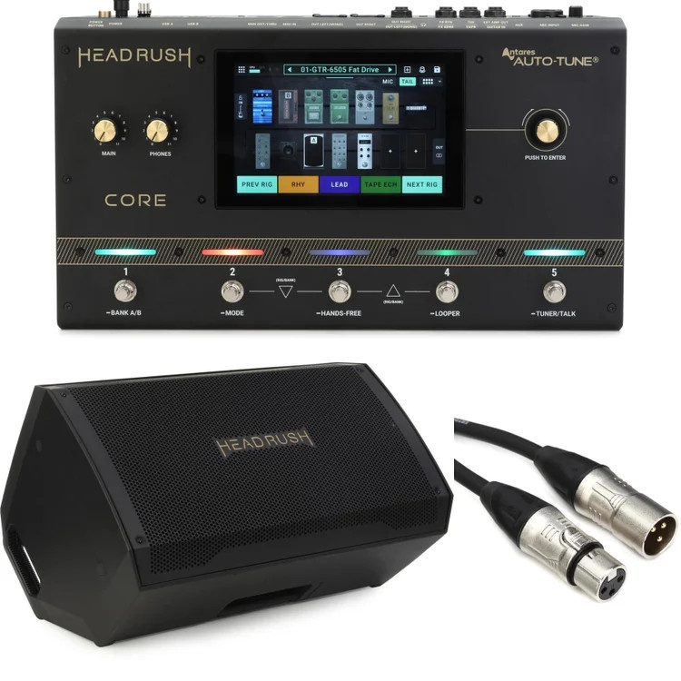 Headrush Core Guitar Multi-effect/Amp Modeler/Vocal Processor Unit and 1x12"