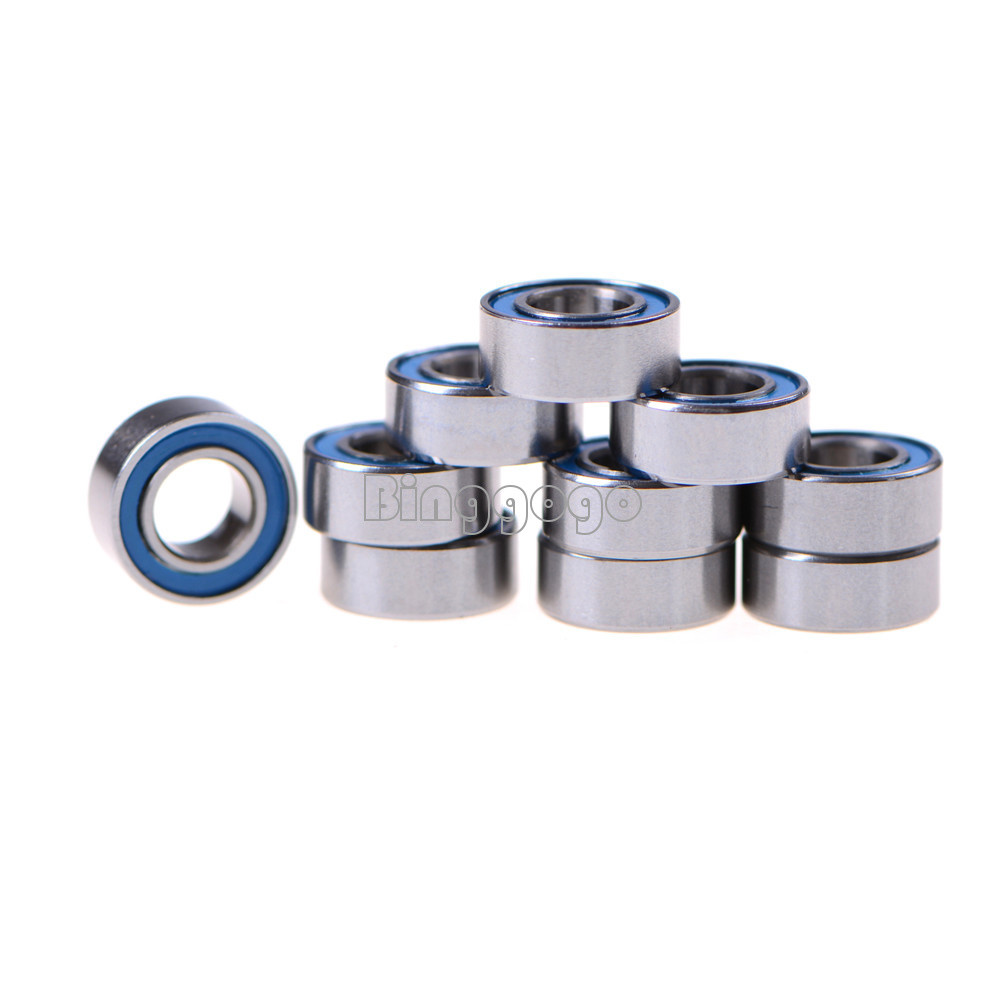 5pcs MR105-2RS miniature ball bearings with blue plastic cover 5*10*4mm