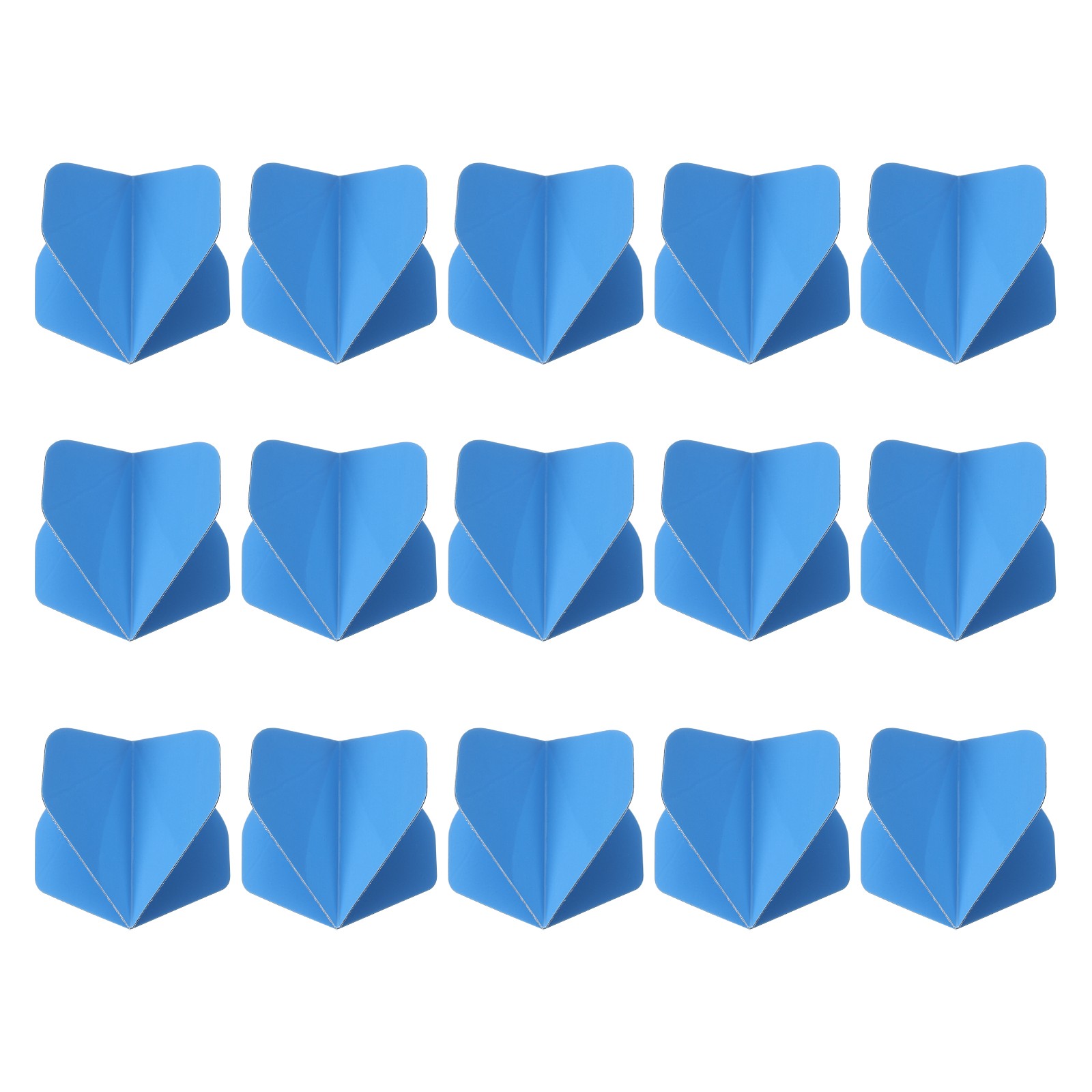Standard Dart Flights, 15 Pack Flights Blue