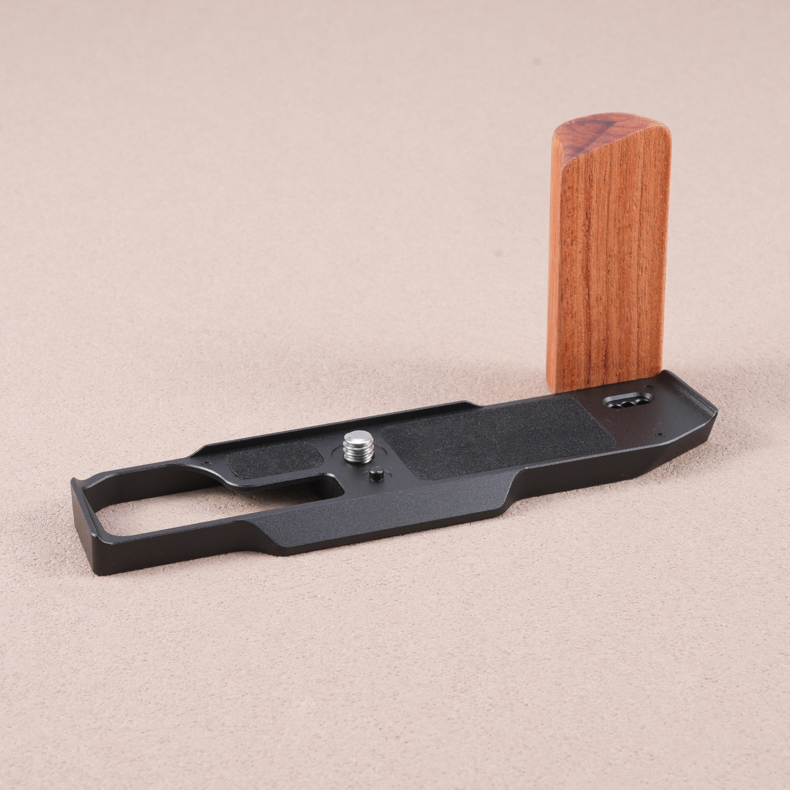 Wooden Handle Grip Quick Release QR L-Shaped Bracket For Sigma BF Mirror Camera