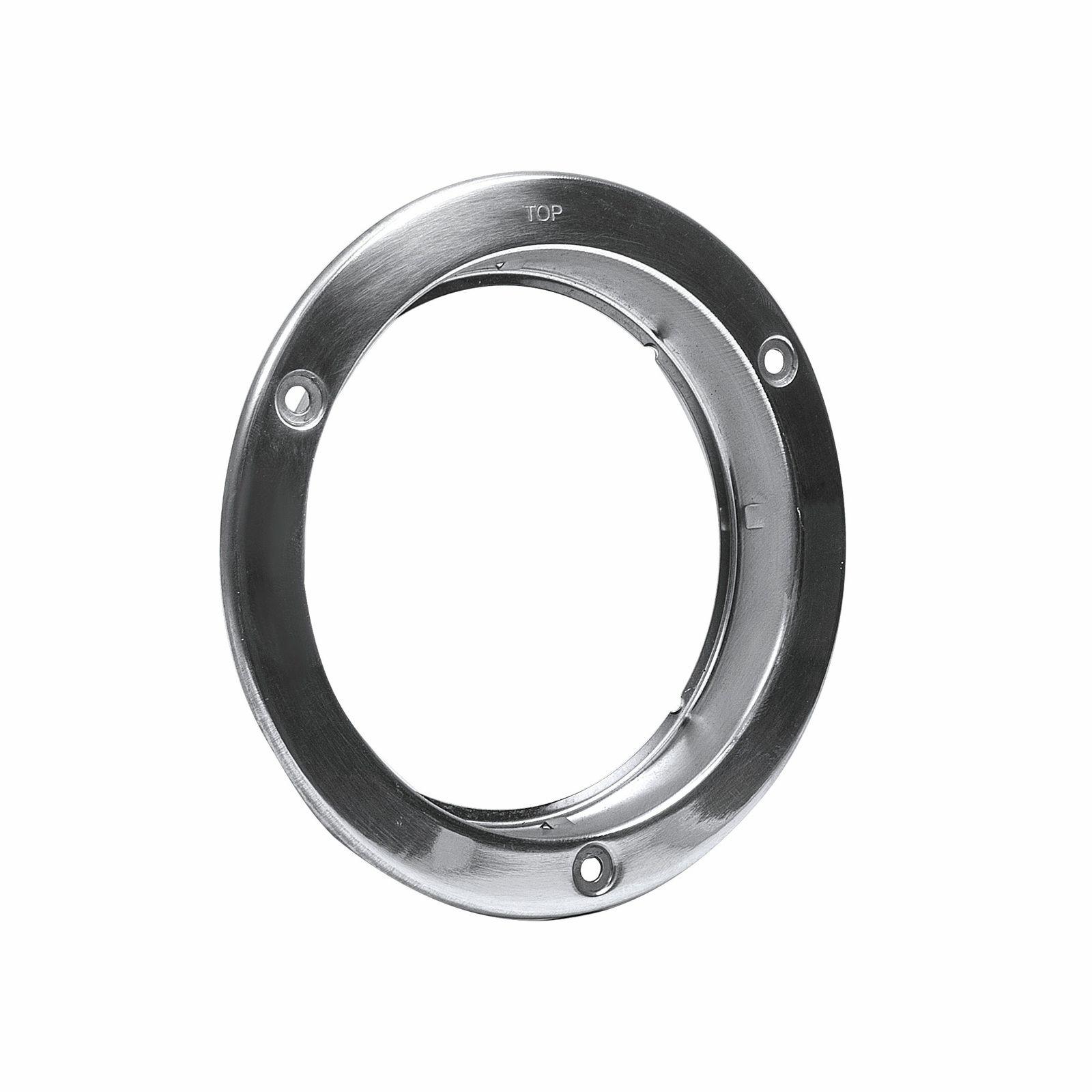 4 Inch Round Trailer Tail Light Stainless Steel Bezel Bracket for RV Truck
