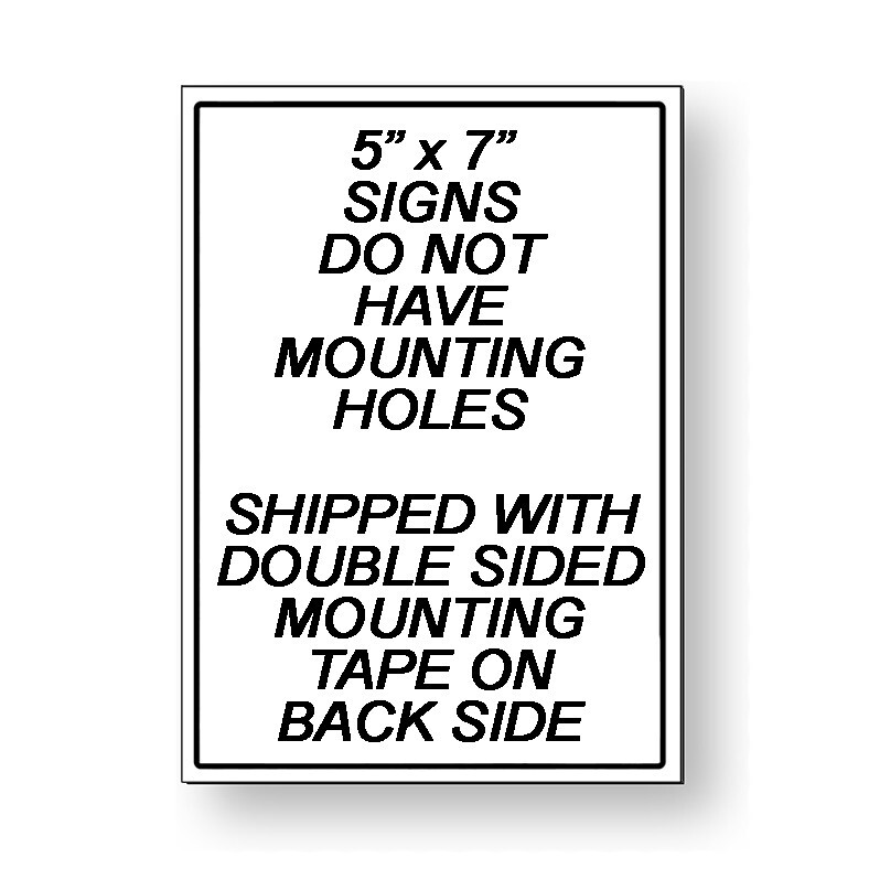 Do Not Leave Packages Outside Use Access Code Or Side Gate Heavy Duty Metal Sign